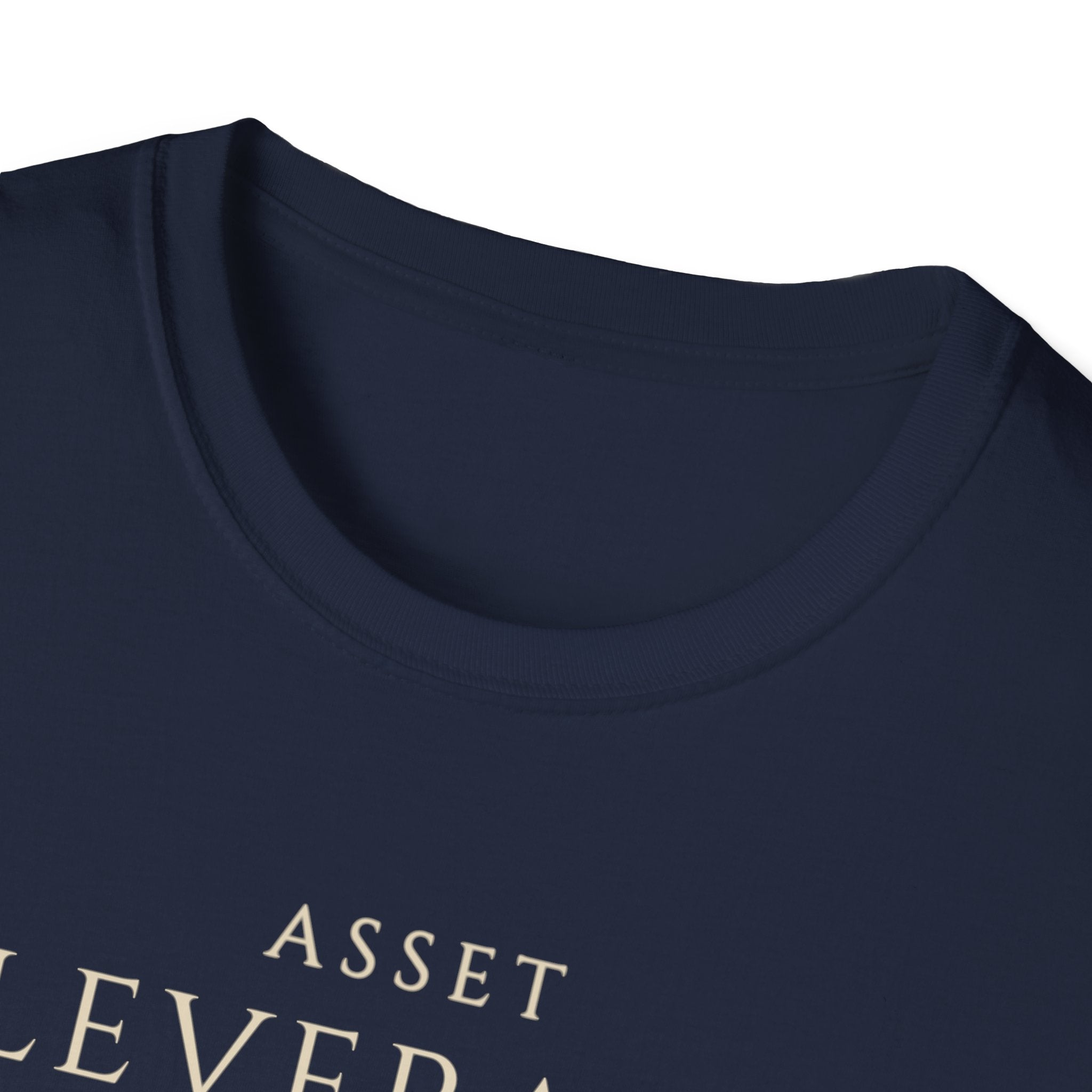 Asset Leverage Scale Growth Mindset Tee for Finance Professional | Investor or Entrepreneur | Minimalist Business Apparel |