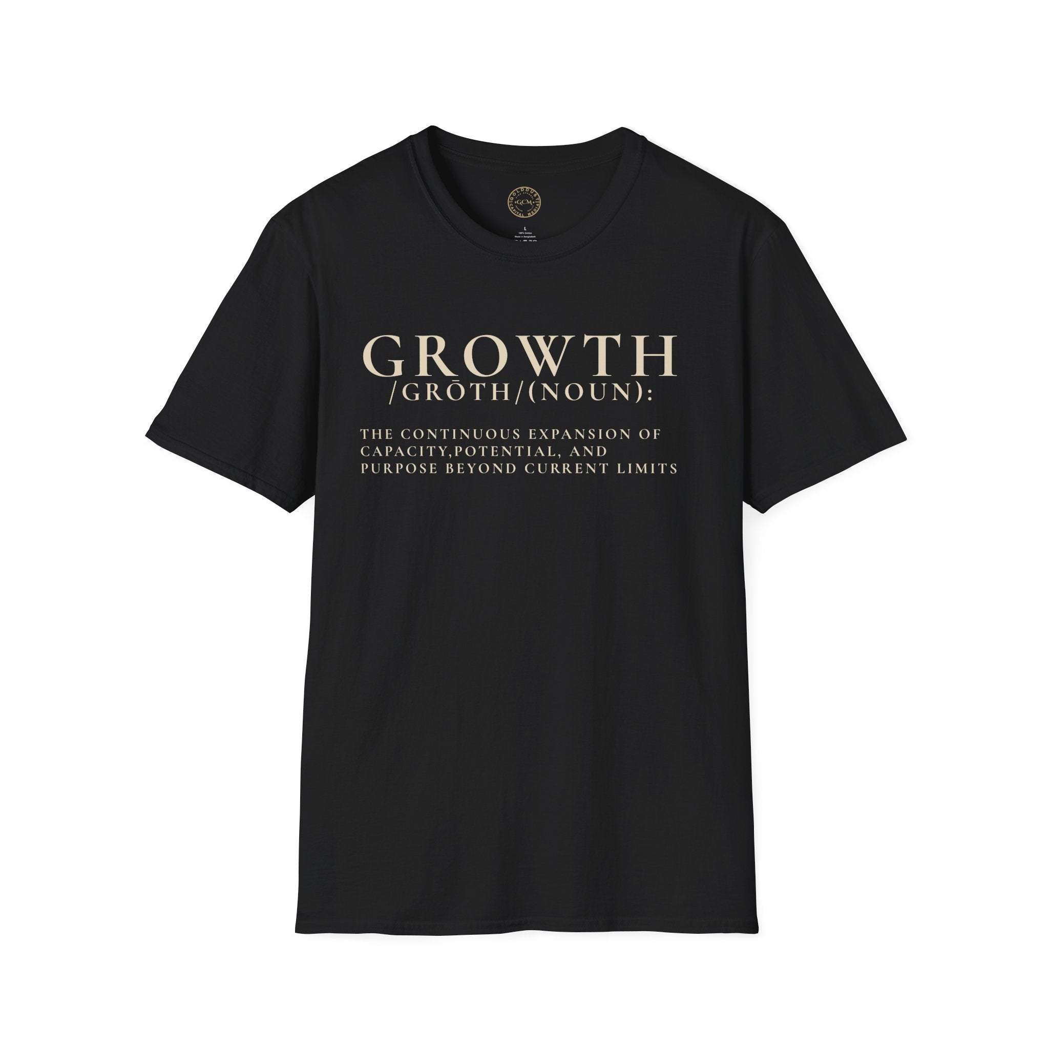 Growth Definition T-Shirt — Inspirational Personal Development Tee