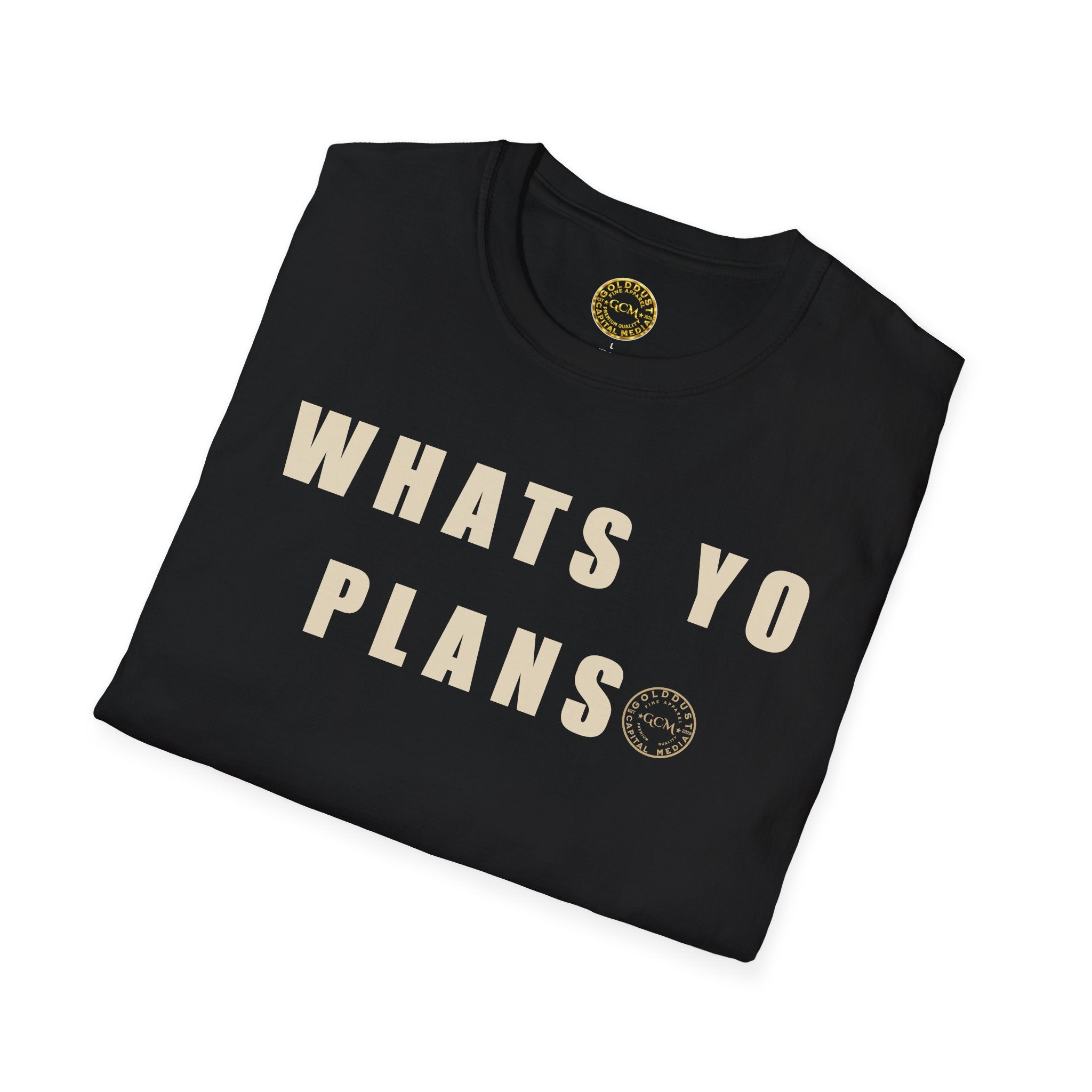 Graphic Vintage Retro Gift | Unique Statement Slogan Quote | What's Your Plans Collector Shirt | New Chapter Gift for Achievers | Minimalist