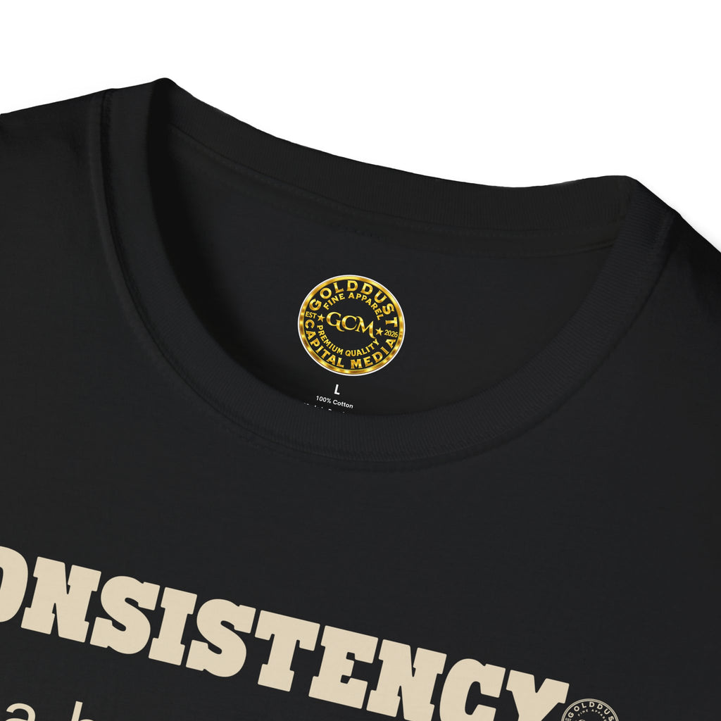 CONSISTENCY Habit T Shirt| Minimalist Self Respect| Emotional Wellness Tee | Clarity Apparel | Motivational Lifestyle Shirt | Locked In