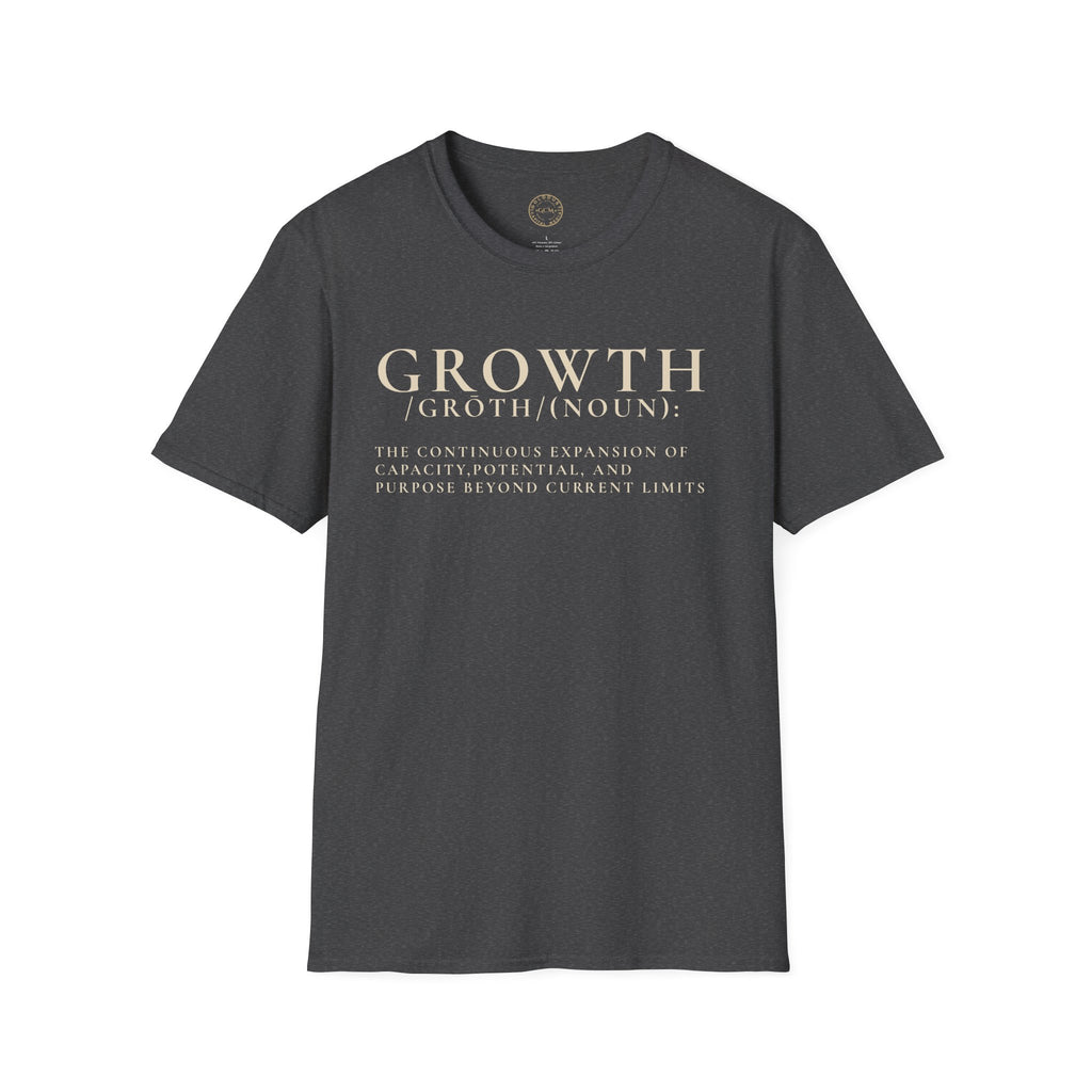 Growth Definition T-Shirt — Inspirational Personal Development Tee