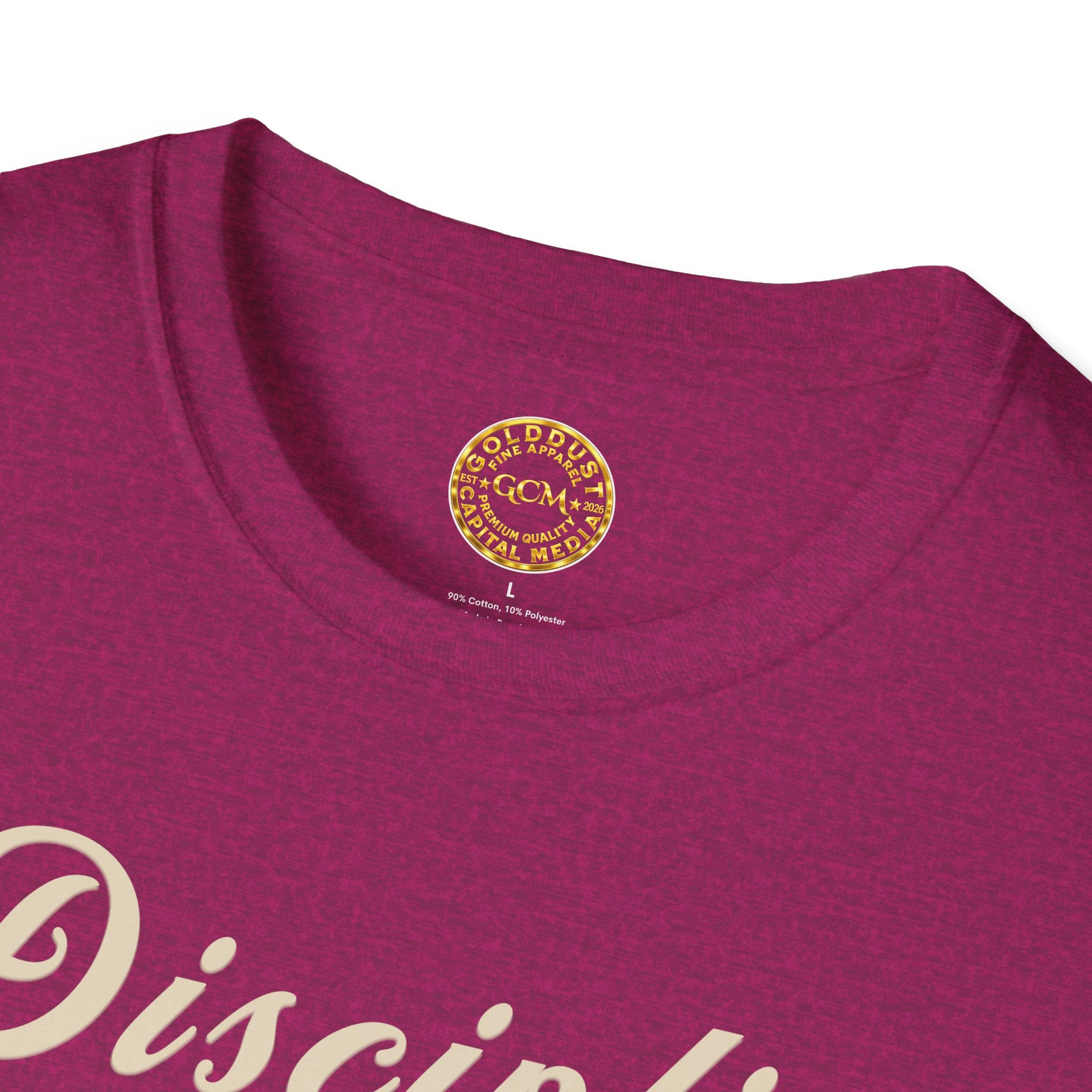 Financial Focus Mindset Tee | Discipline Over Debt | Minimalist Self Growth Shirt for Stability, Intentional Living and Money Mastery