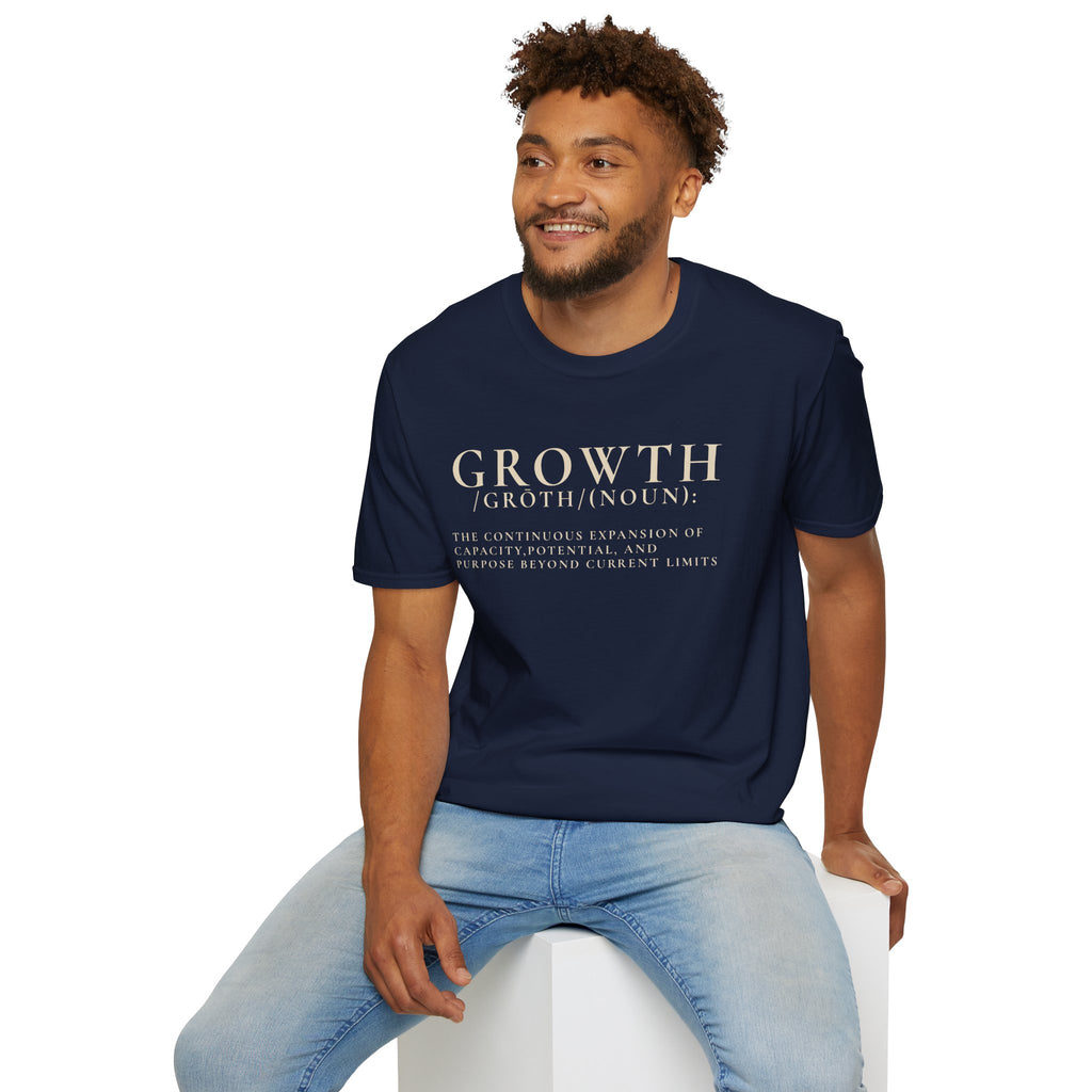 Growth Definition T-Shirt — Inspirational Personal Development Tee