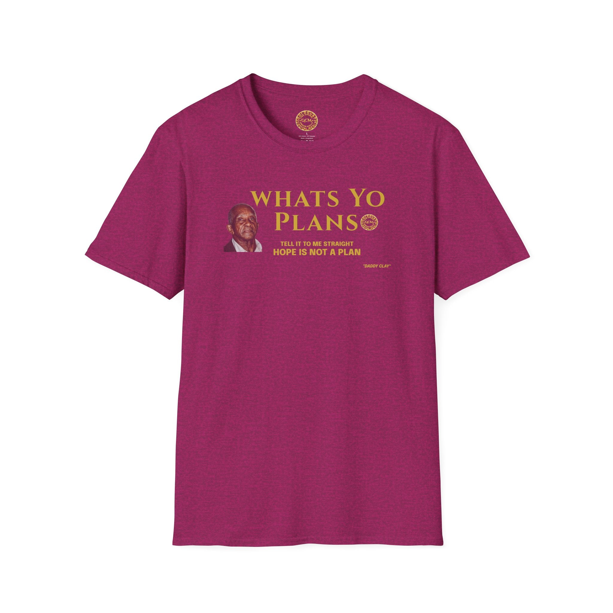 What Is Your Plan? Quote T-Shirt | Minimalist Financial Wisdom Tee | Peace, Discipline & Legacy Apparel | Motivational Money Mindset Shirt