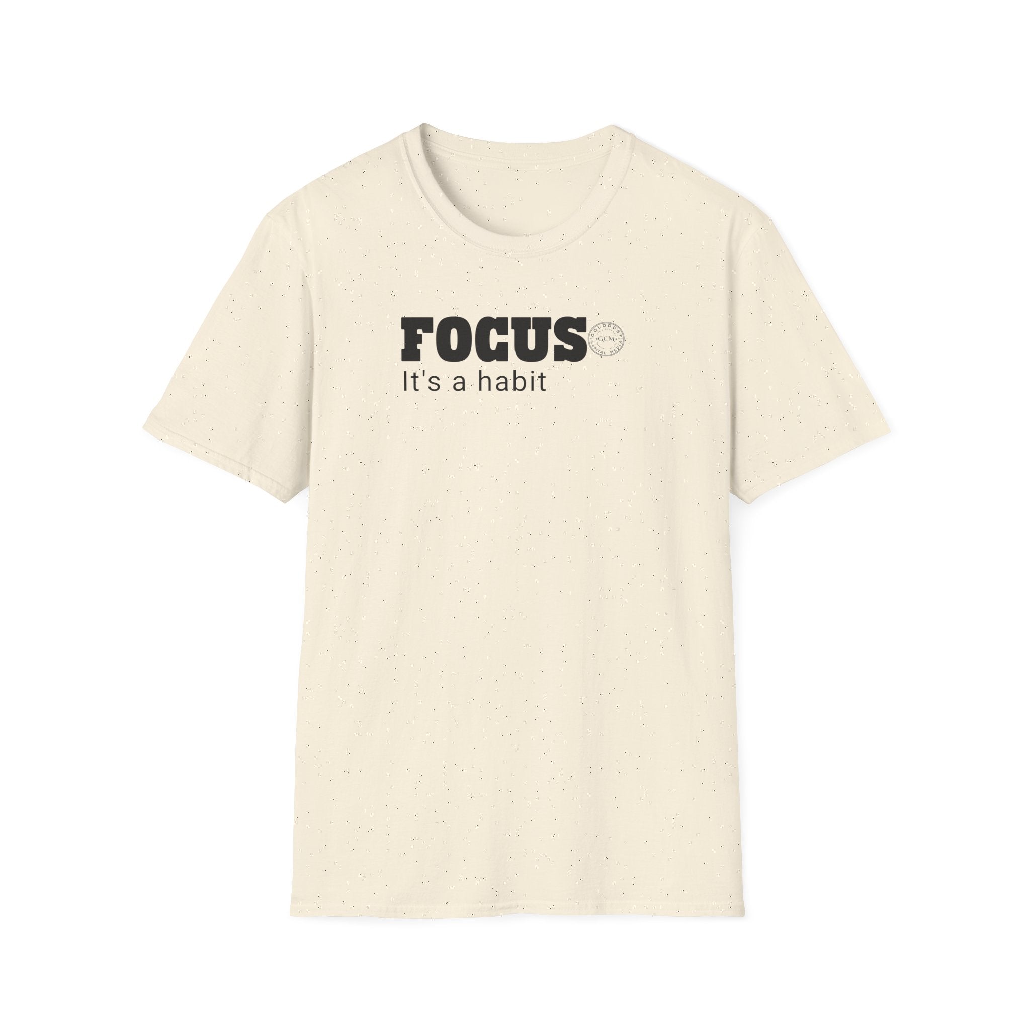 FOCUS Habit T Shirt| Minimalist Self Respect| Emotional Wellness | Clarity Apparel | Motivational Lifestyle Shirt | Locked In Collection