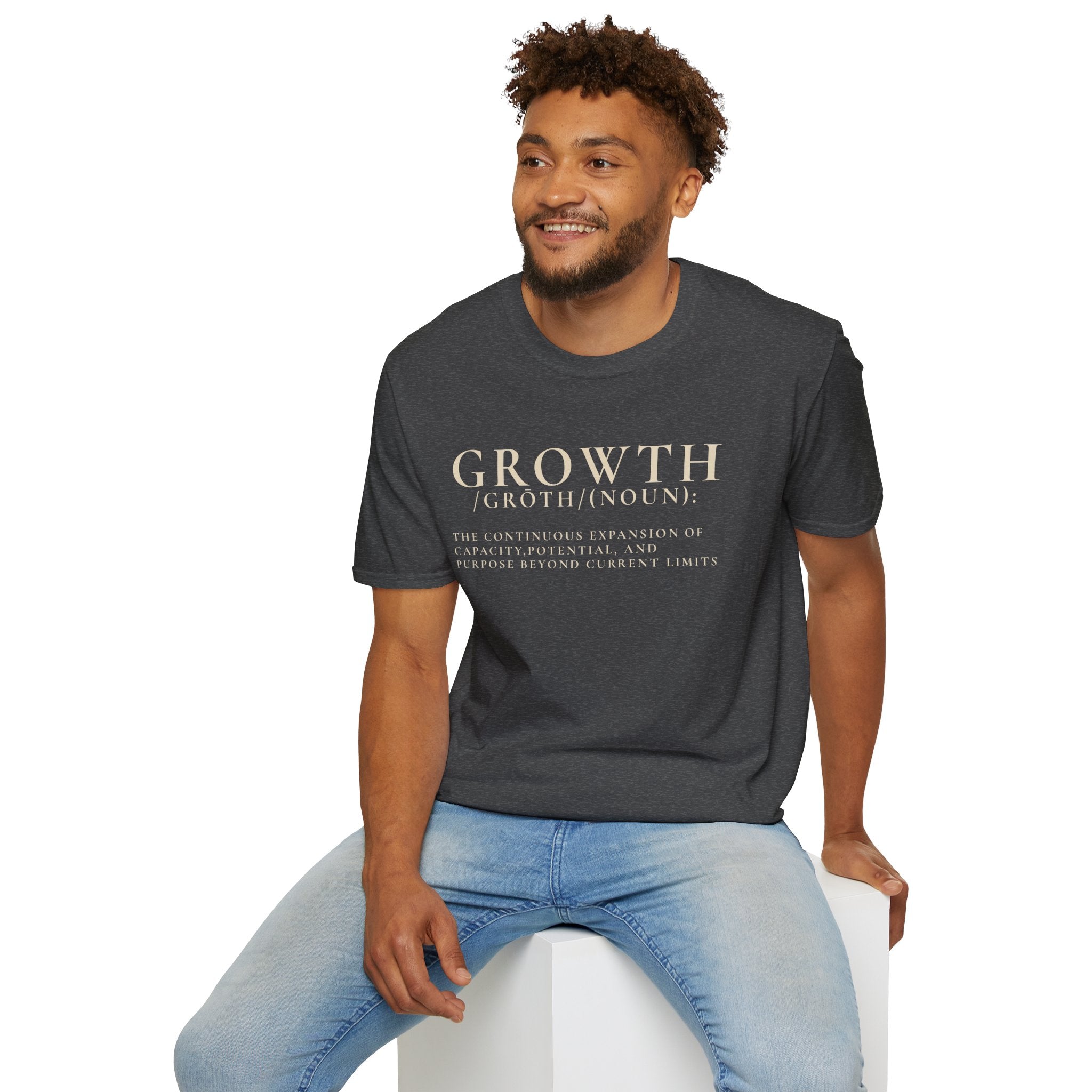 Growth Definition T-Shirt — Inspirational Personal Development Tee