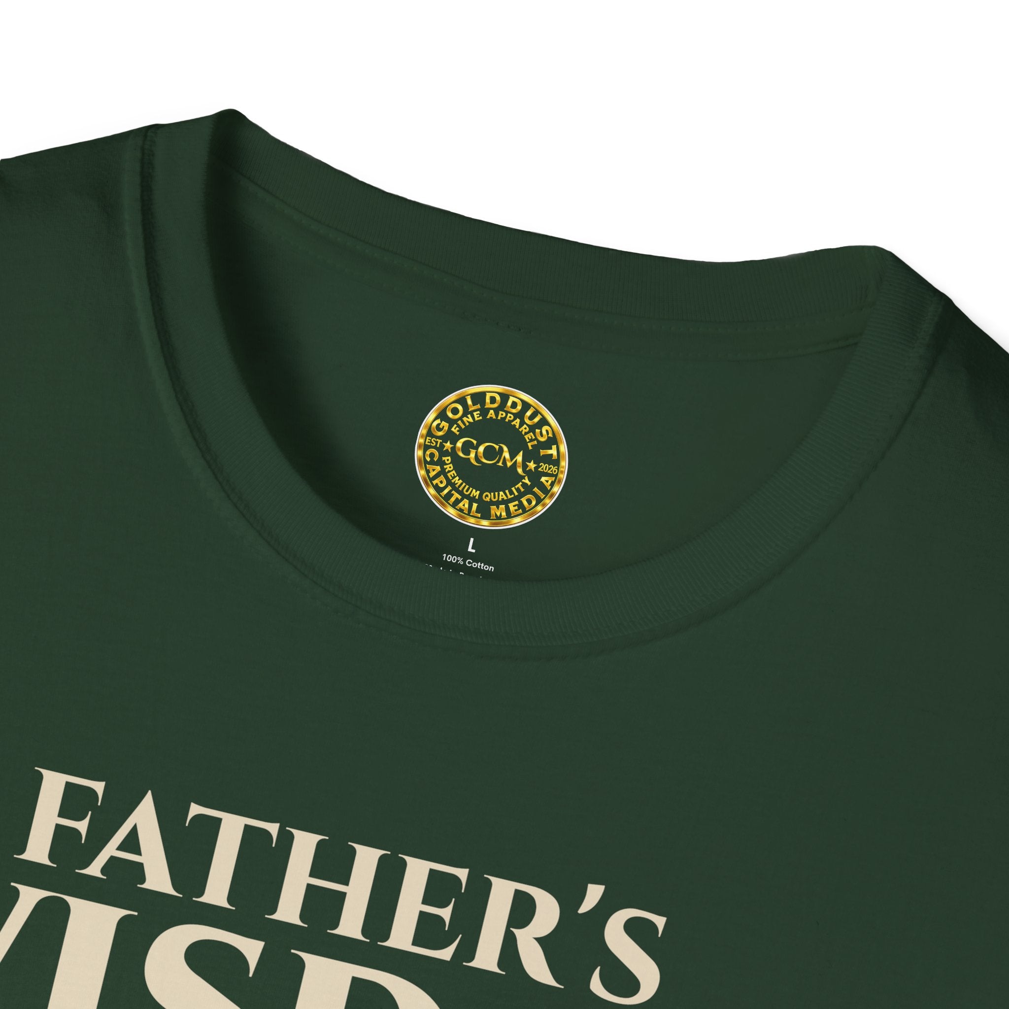 Fathers Wisdom Bible Verse T-Shirt | Proverbs 20:7 Christian Scripture Gift for Dad | Religious Scripture Tee | Godly Legacy Shirt