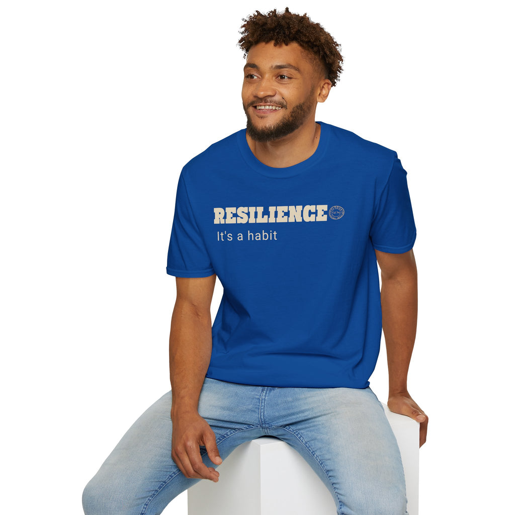Resilience Habit Tee | Mental Strength Mindset Shirt | Overcome Adversity Motivation | Minimalist Premium Apparel | Locked In Collection