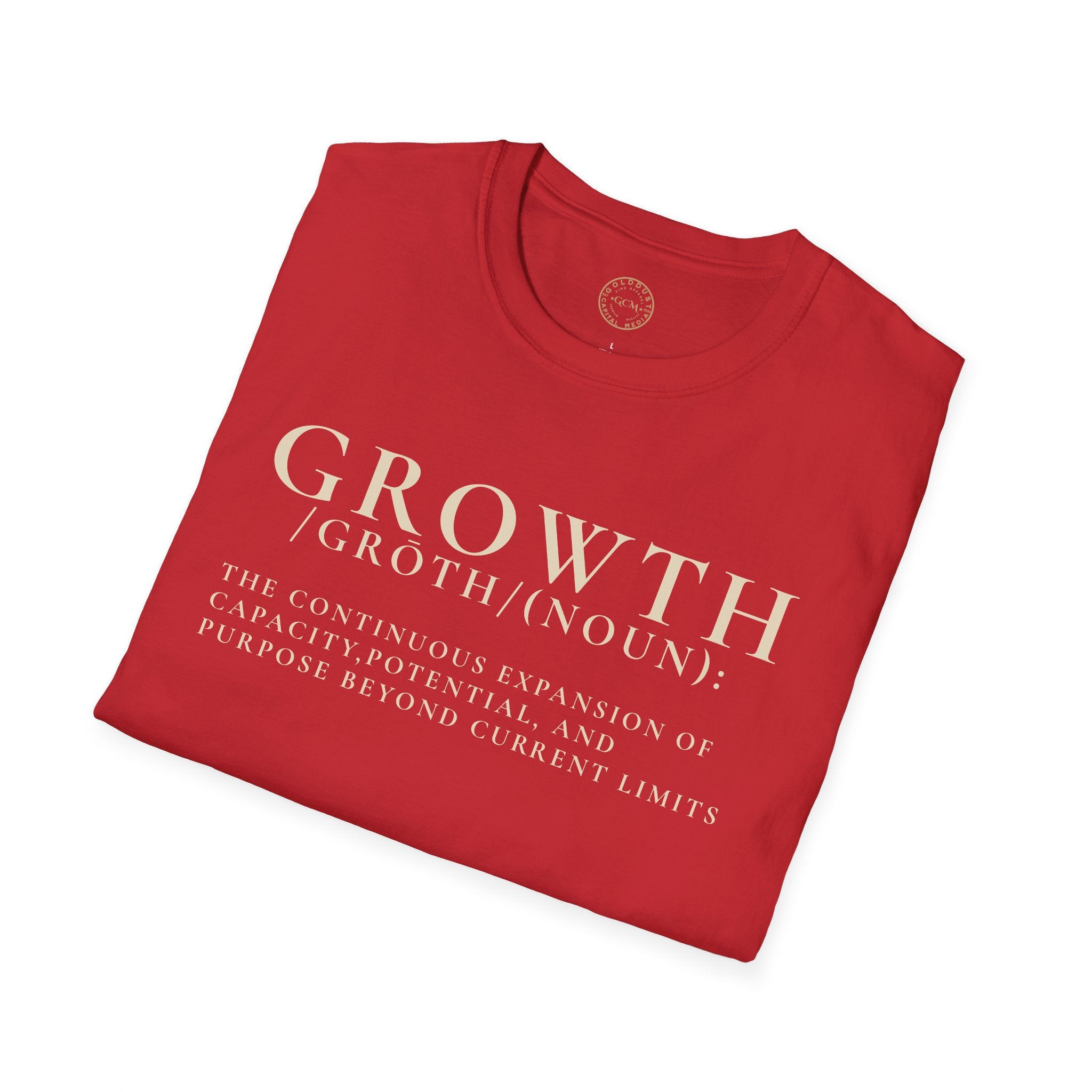Growth Definition T-Shirt — Inspirational Personal Development Tee