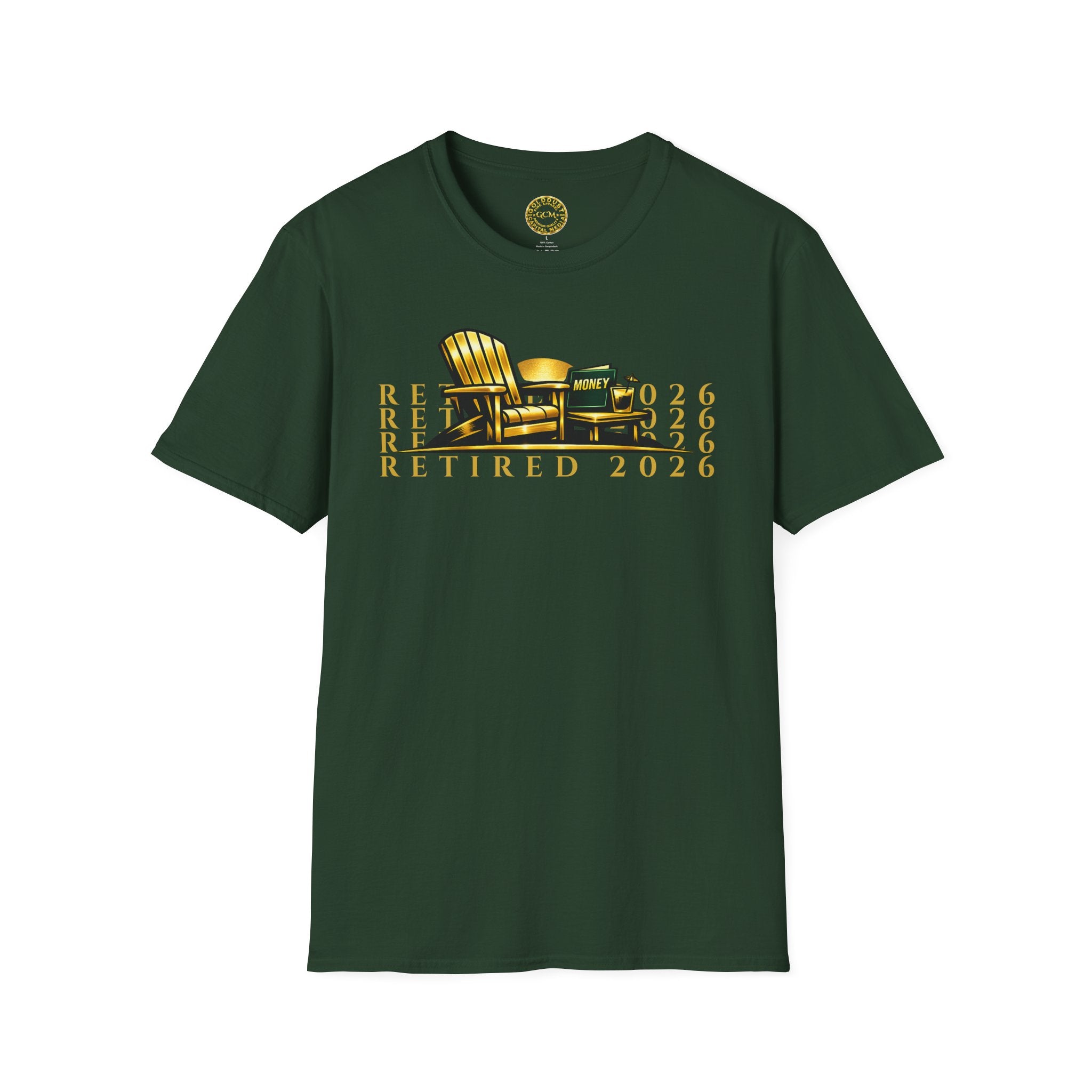 RETIRED 2026 Tee - Shirt | Graphic Vintage Retro Gift | Unique Statement Slogan quote | Retirement milestone gift