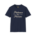 Calm Growth Mindset Tee | Patience Over Pressure | Minimalist Self Mastery Shirt for Peace, Discipline and Intentional Living | Motivational