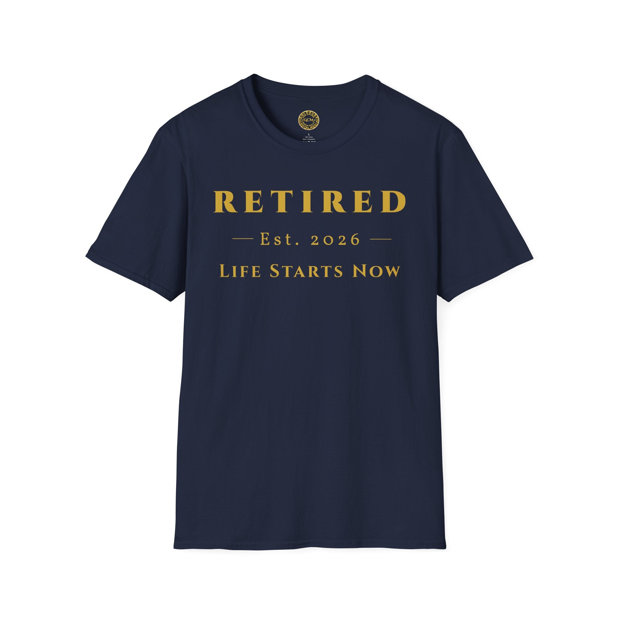 Retired 2026 Life Starts Now Shirt | Retirement Gift for Men and Women | Soft Ring Spun Cotton Tee | Vintage Print | Matching Set T Shirt