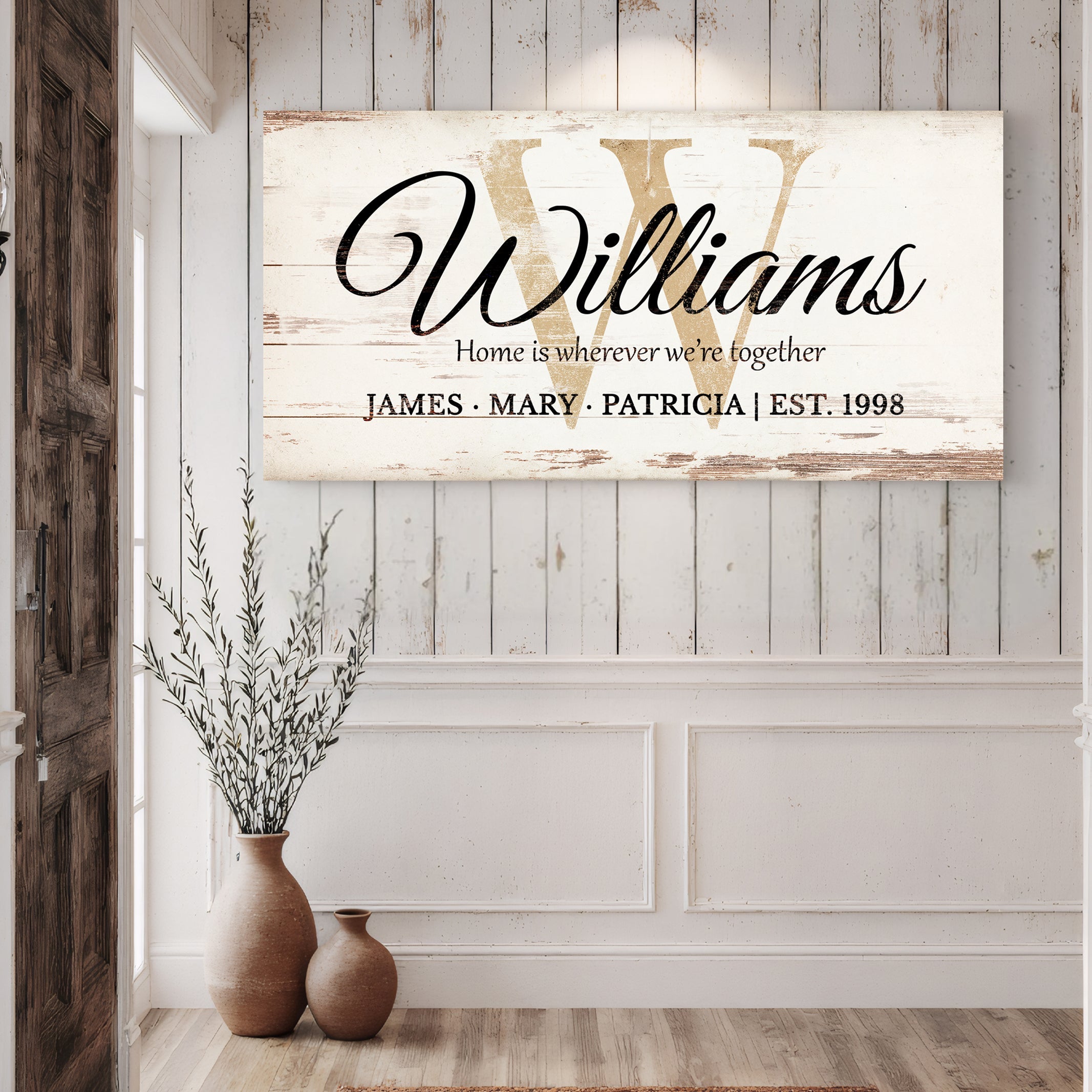 Personalized Family Sign XI