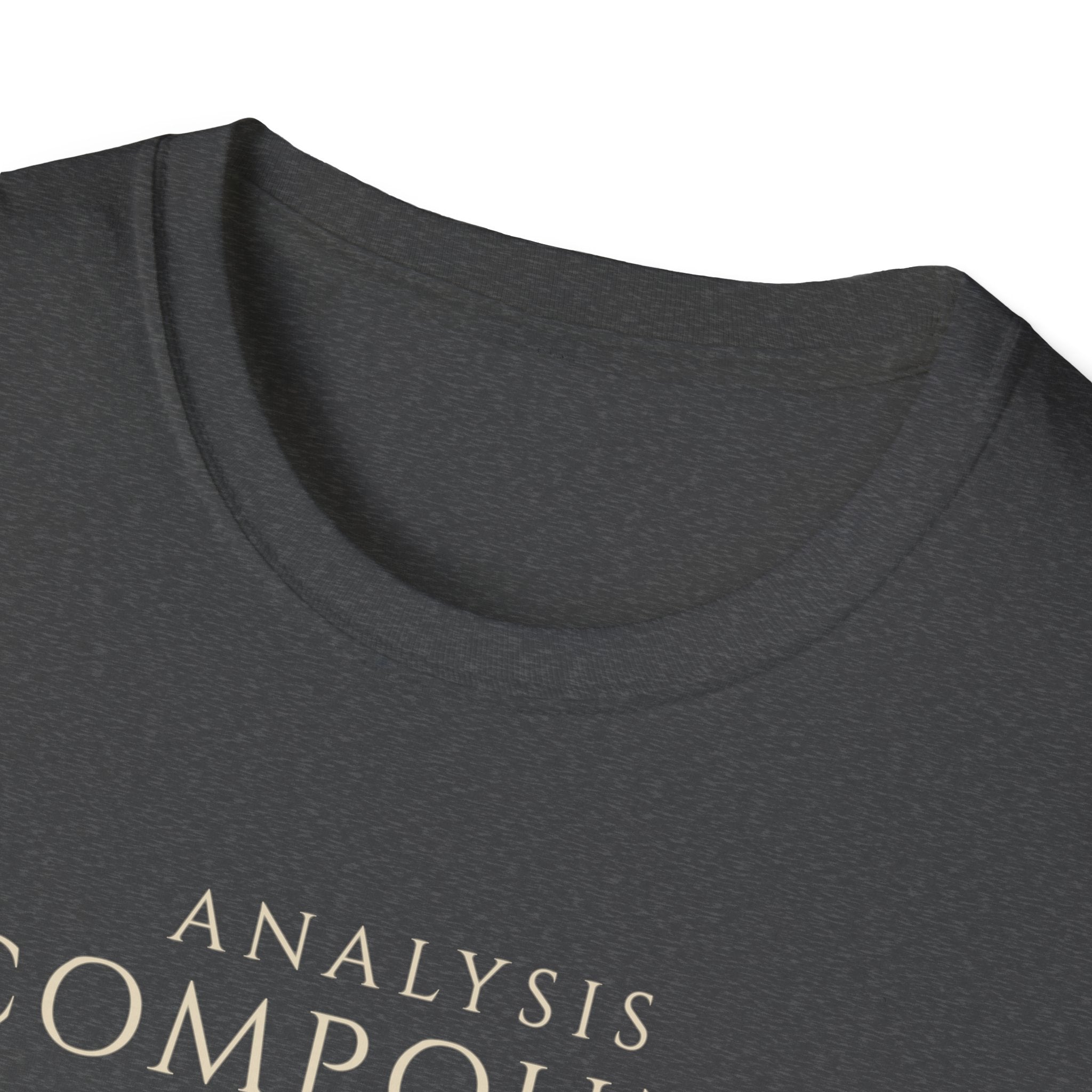 Analytics Professional Growth T Shirt | Analysis. Compound. Scale. | Minimalist Tee Data Analysts & Thinkers
