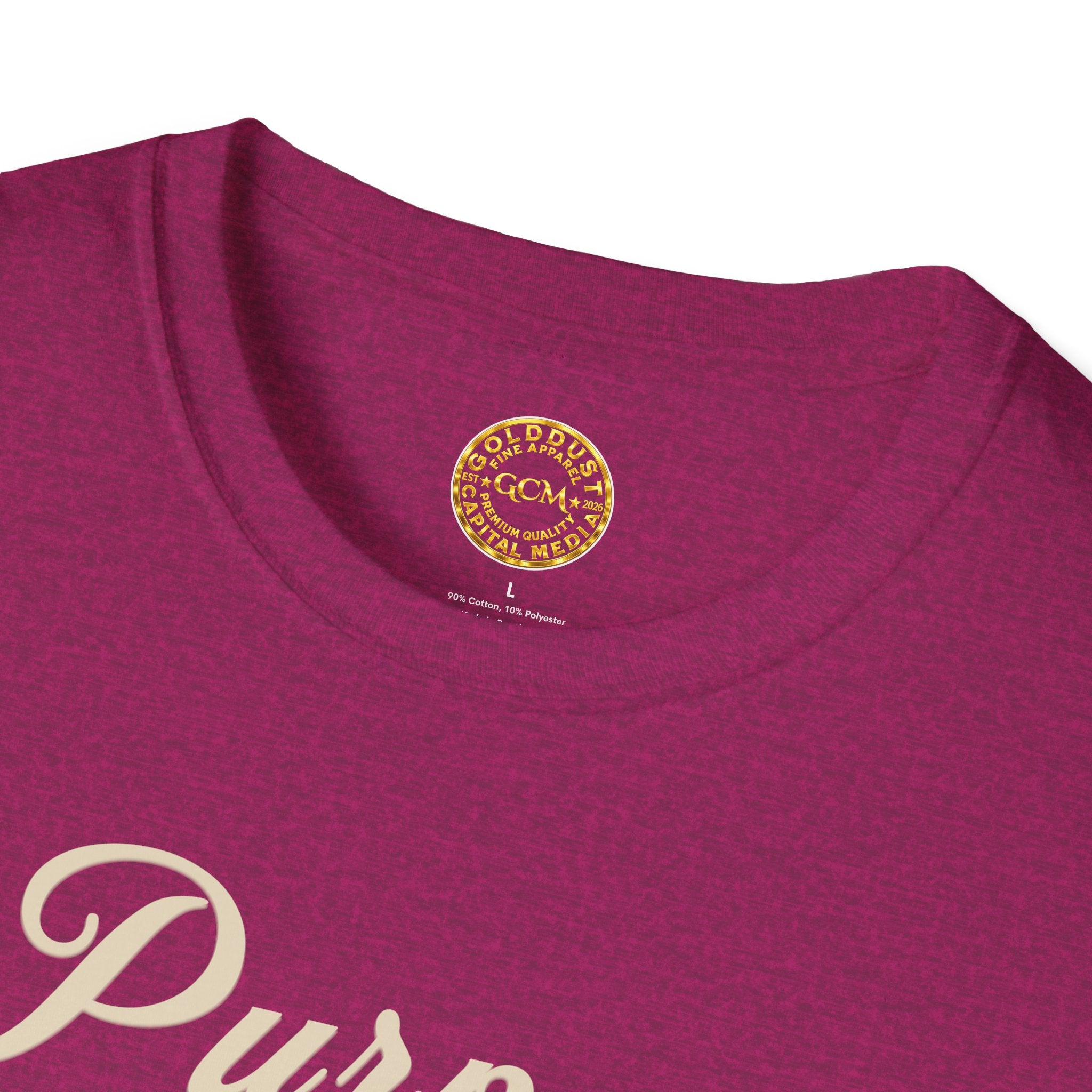 Aligned Living Mindset Tee | Purpose Over Pleasure | Self Growth Shirt for Discipline, Focus and Intentional Living | Inspirational Quote