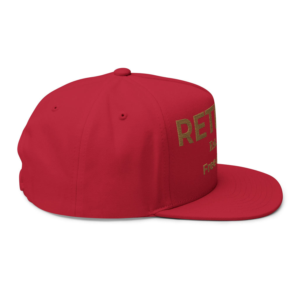 Retired Est. 2026 Free At Last Cap | Embroidered Flat Bill Snapback