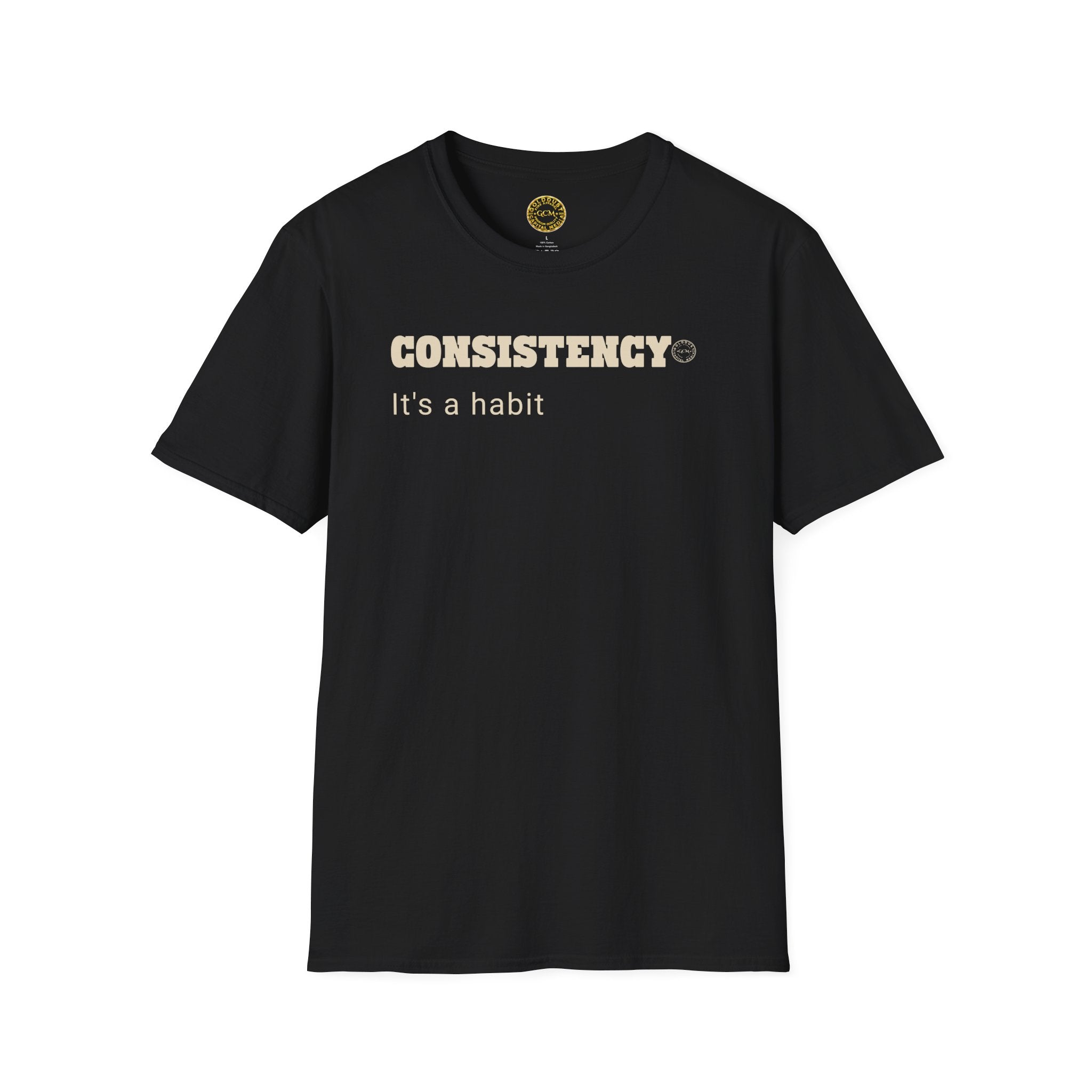 CONSISTENCY Habit T Shirt| Minimalist Self Respect| Emotional Wellness Tee | Clarity Apparel | Motivational Lifestyle Shirt | Locked In