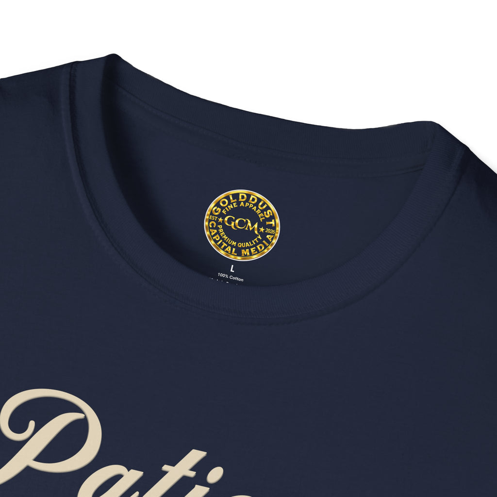 Calm Growth Mindset Tee | Patience Over Pressure | Minimalist Self Mastery Shirt for Peace, Discipline and Intentional Living | Motivational