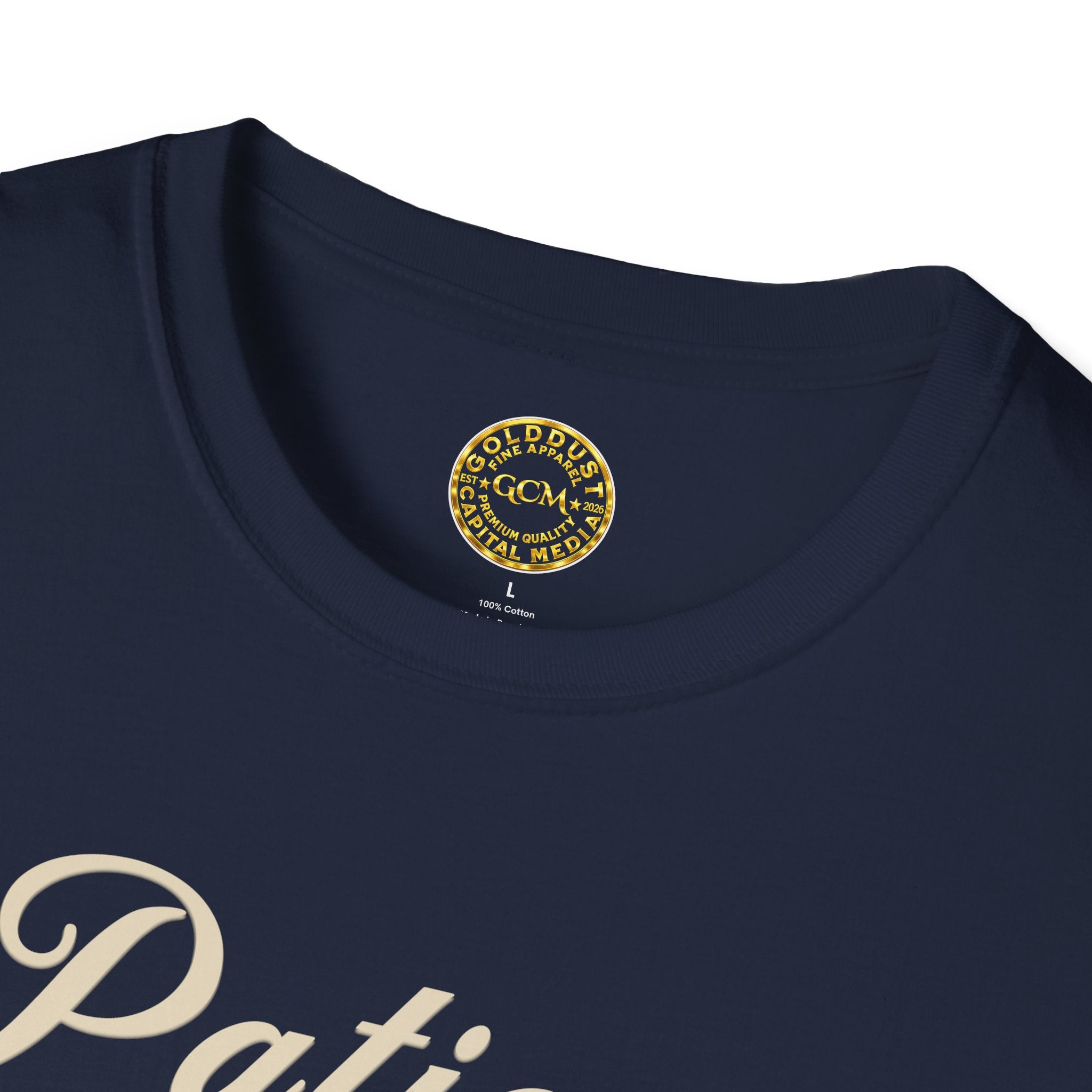 Calm Growth Mindset Tee | Patience Over Pressure | Minimalist Self Mastery Shirt for Peace, Discipline and Intentional Living | Motivational