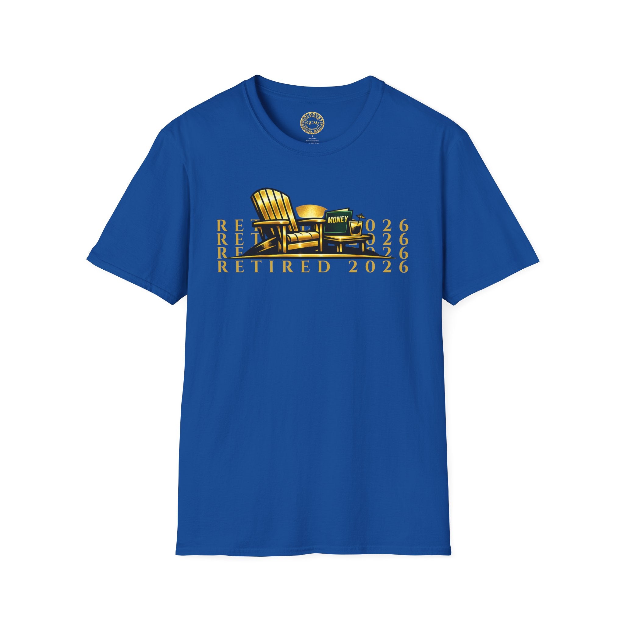 RETIRED 2026 Tee - Shirt | Graphic Vintage Retro Gift | Unique Statement Slogan quote | Retirement milestone gift