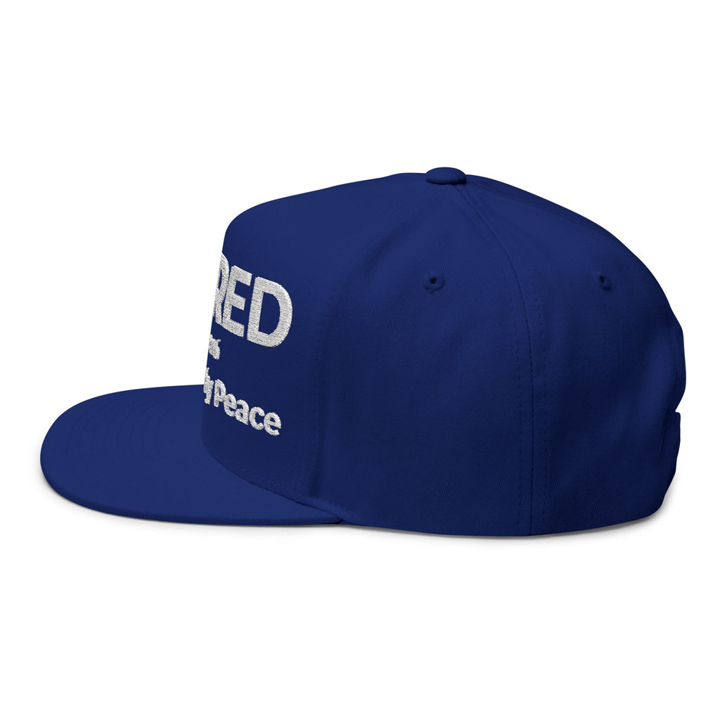 Retired 2026 Hat | Enjoying My Peace Cap | Retirement Gift for Women & Men | Flat Bill Snapback | Vintage Cotton Twill Embroidered Hat