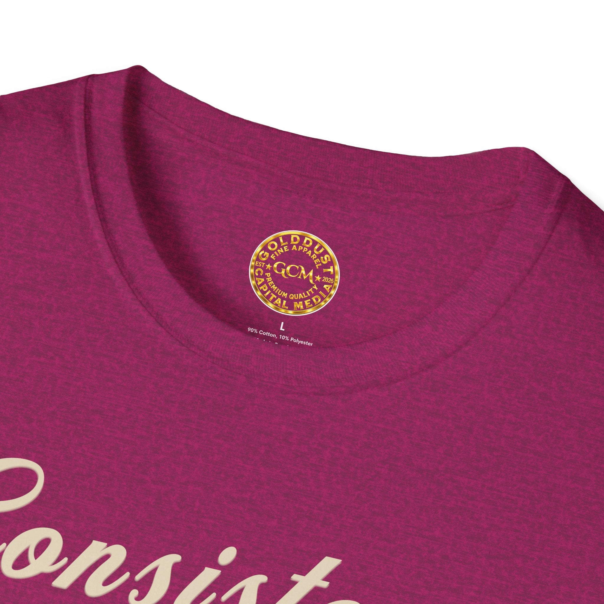 Steady Growth Mindset Tee | Consistency Over Chaos | Minimalist Self Mastery Shirt for Discipline, Focus and Intentional Living