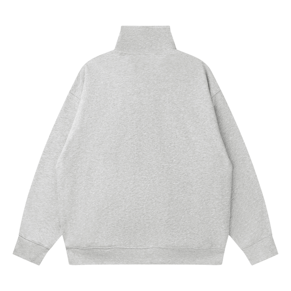 Quarter-Zip Drop Shoulder Sweatshirt     Golddust Capital Media