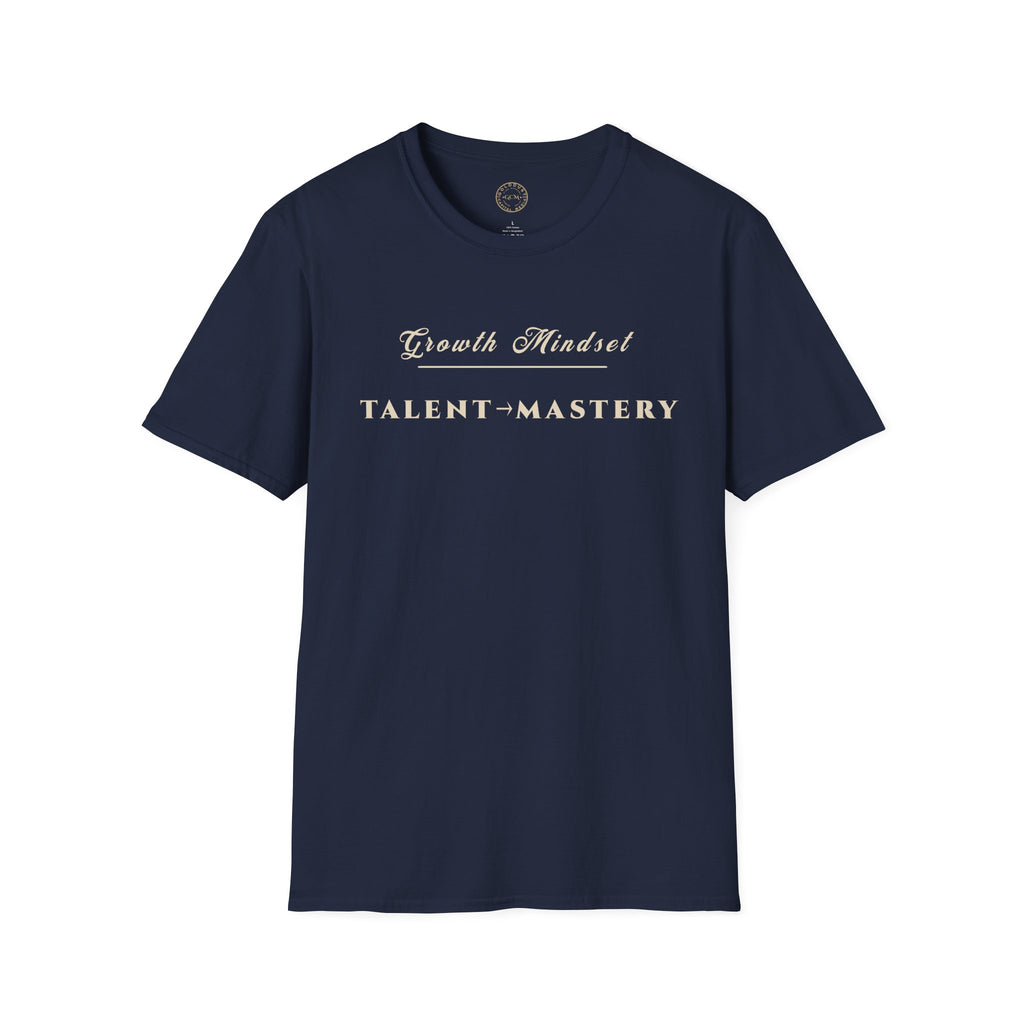 Growth Mindset T-Shirt | TALENT → MASTERY Motivational Performance Tee | Minimalist Executive T-Shirt