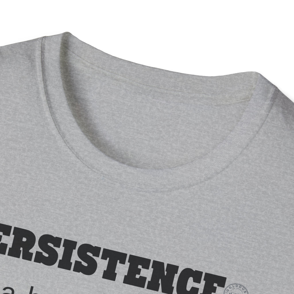 PERSISTENCE Habit T Shirt | Minimalist Self Respect Tee | Emotional Wellness & Clarity Apparel | Motivational Lifestyle Shirt | Locked In