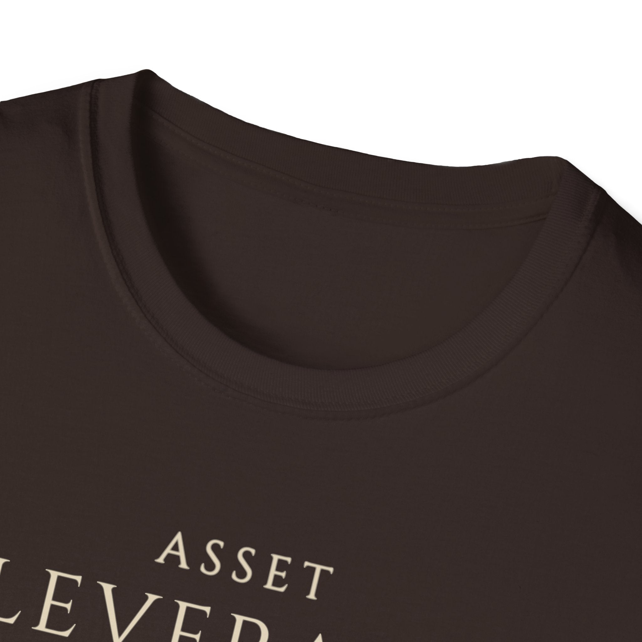 Asset Leverage Scale Growth Mindset Tee for Finance Professional | Investor or Entrepreneur | Minimalist Business Apparel |