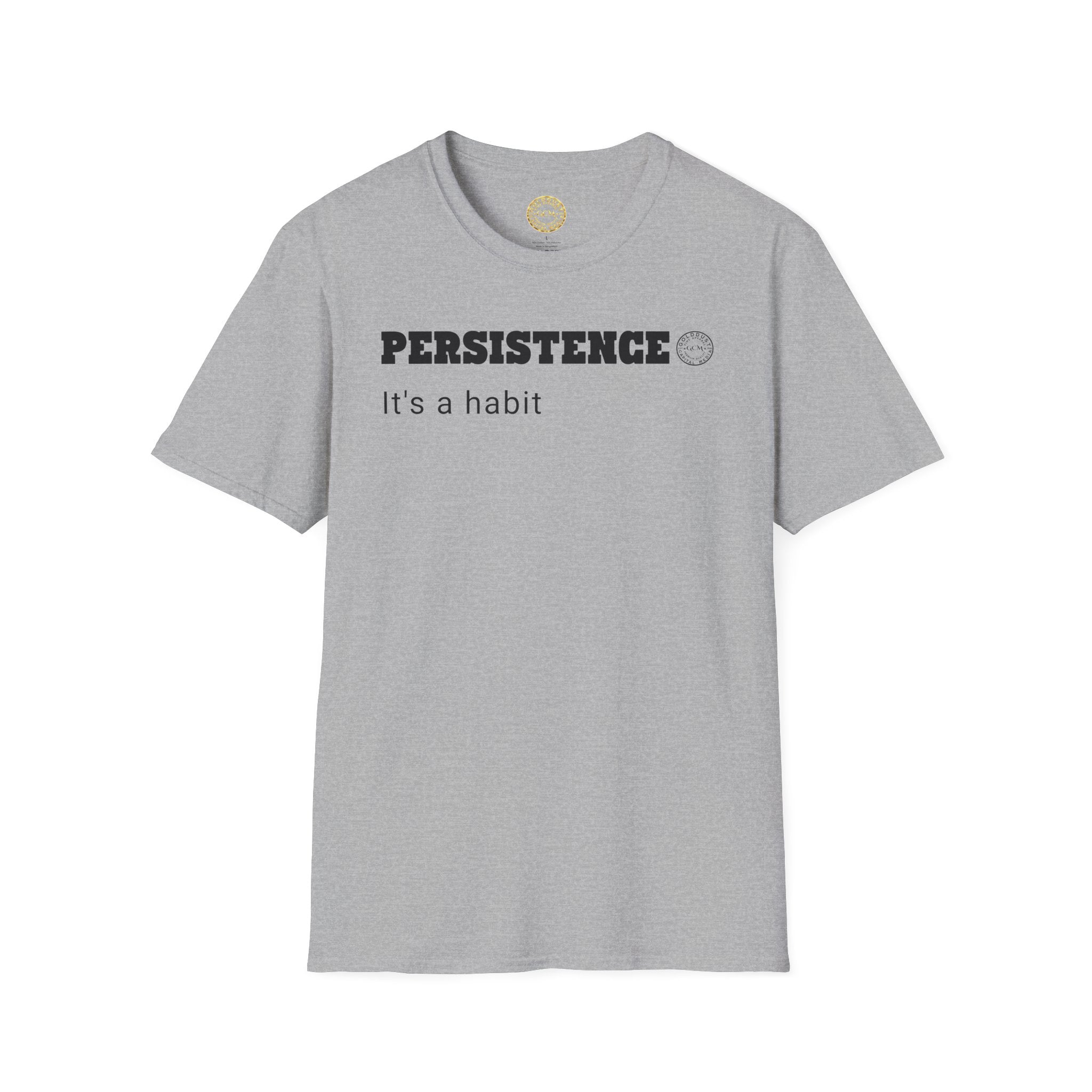 Persistence Habit T-Shirt | Minimalist Self Respect | Emotional Wellness & Clarity Apparel | Motivational Lifestyle Shirt | Locked In Collection