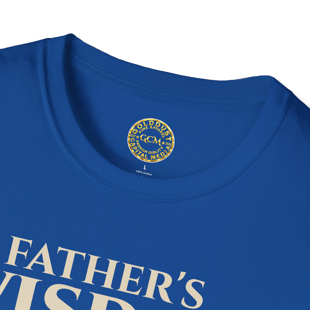 Fathers Wisdom Bible Verse T-Shirt | Proverbs 20:7 Christian Scripture Gift for Dad | Religious Scripture Tee | Godly Legacy Shirt