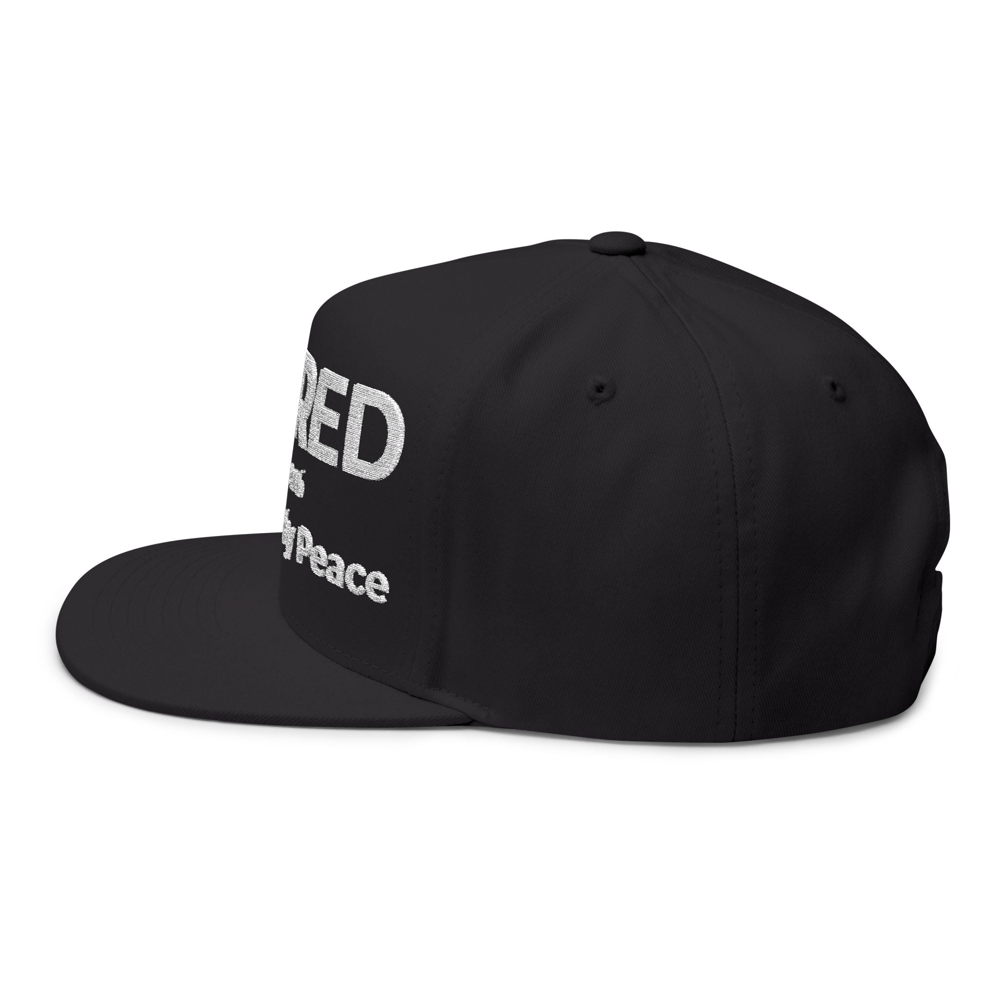 Retired 2026 Hat | Enjoying My Peace Cap | Retirement Gift for Women & Men | Flat Bill Snapback | Vintage Cotton Twill Embroidered Hat