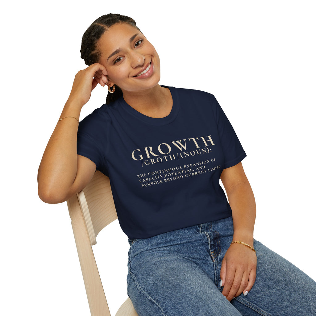 Growth Definition T-Shirt — Inspirational Personal Development Tee