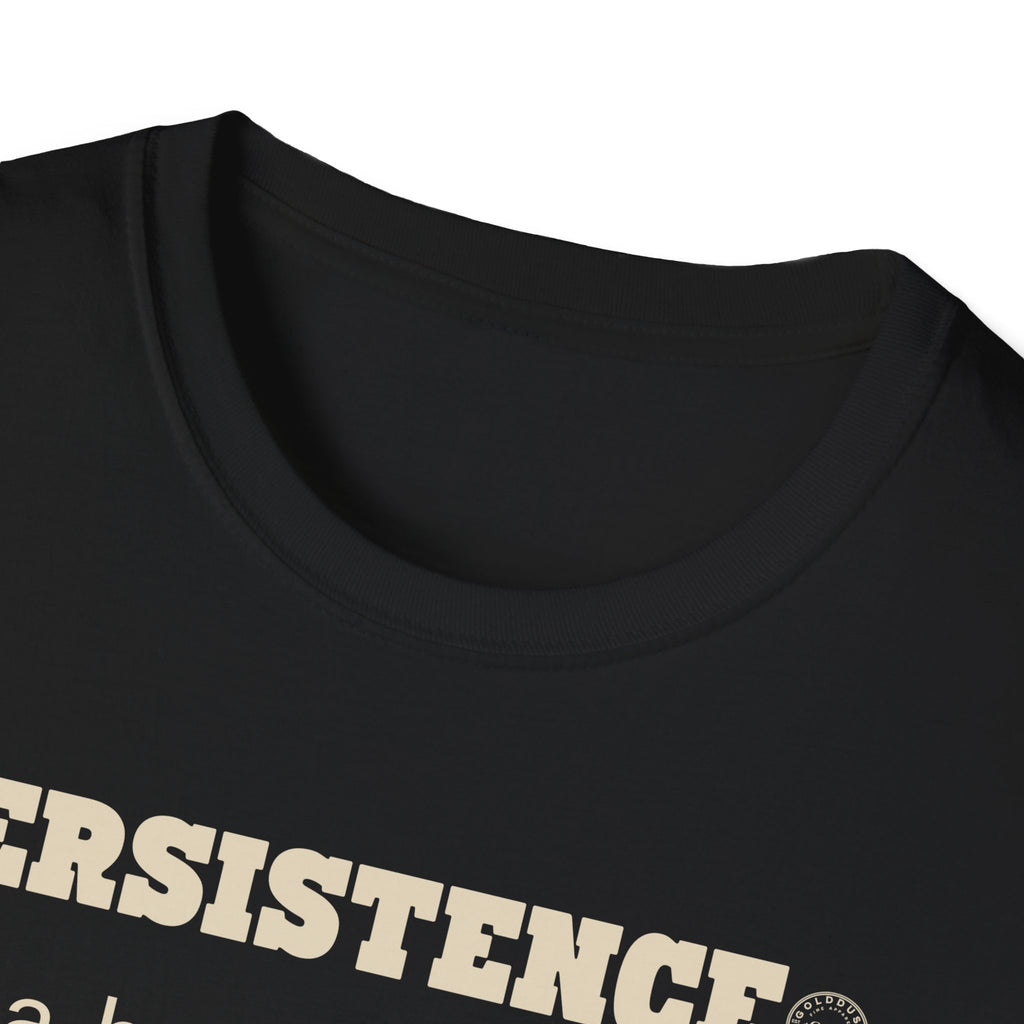 PERSISTENCE Habit T Shirt | Minimalist Self Respect Tee | Emotional Wellness & Clarity Apparel | Motivational Lifestyle Shirt | Locked In