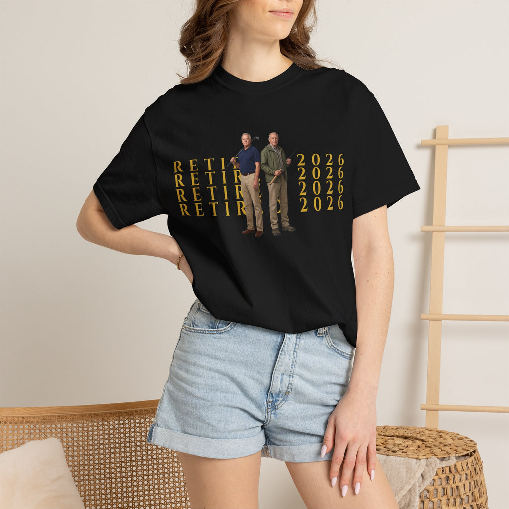 Retired 2026 Personalized Photo Tee | Retirement Celebration Shirt