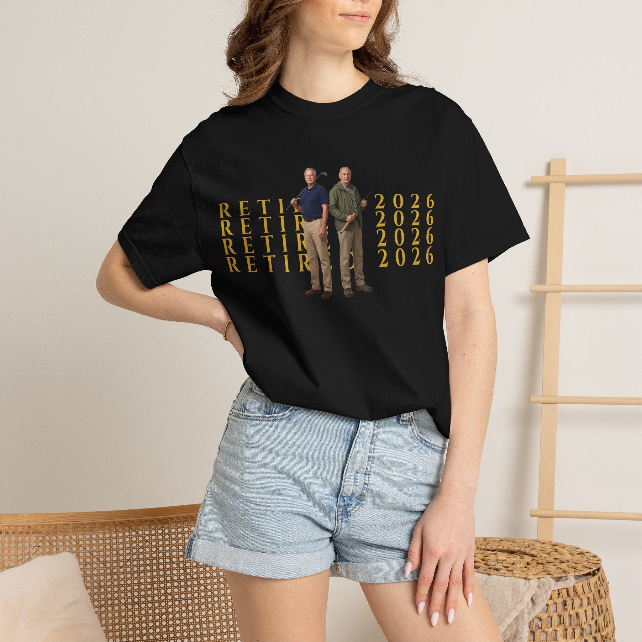 Retired 2026 Personalized Photo Tee | Retirement Celebration Shirt