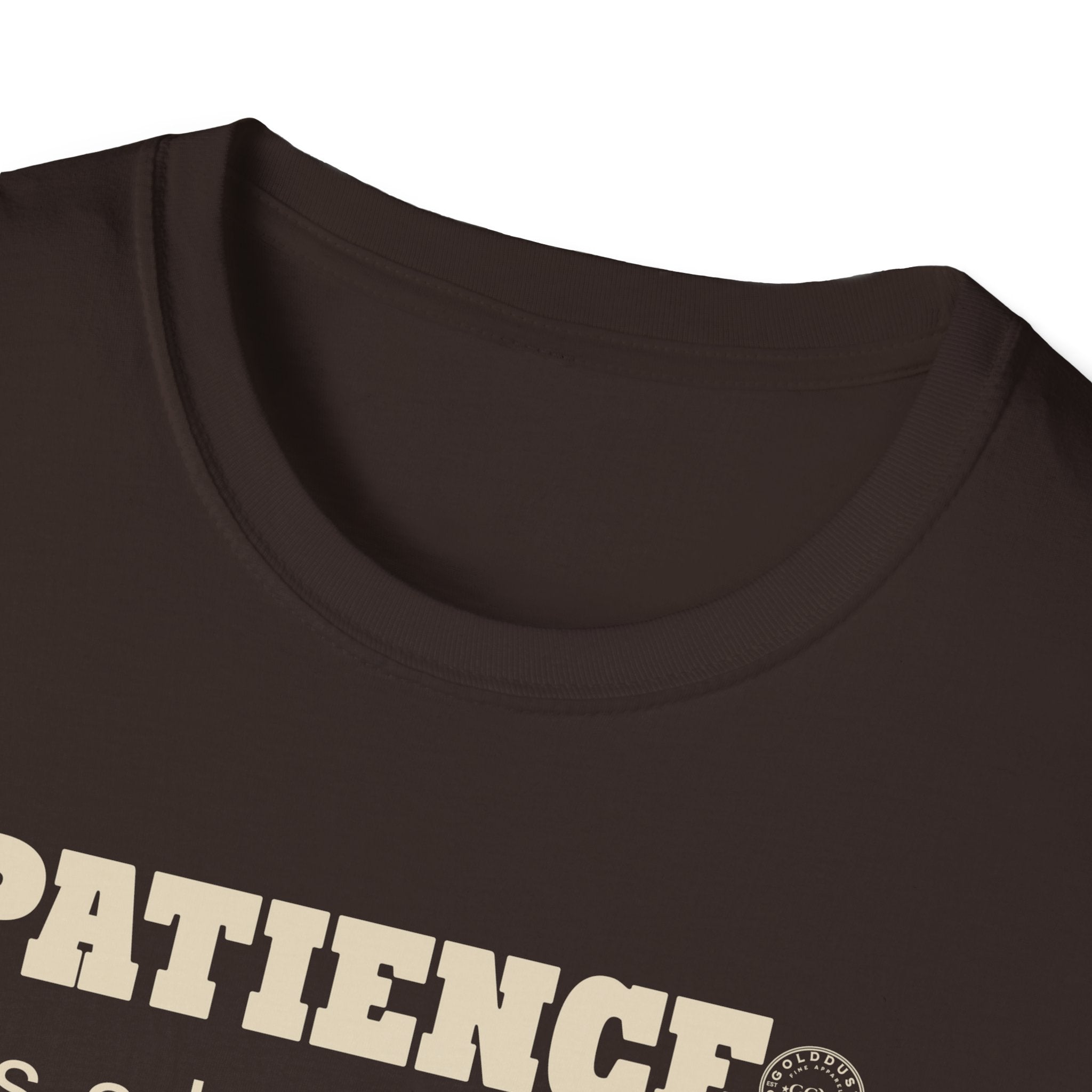 PATIENCE Habit T Shirt | Minimalist Self Respect| Emotional Wellness & Clarity Apparel | Motivational Lifestyle Shirt | Locked In Collection