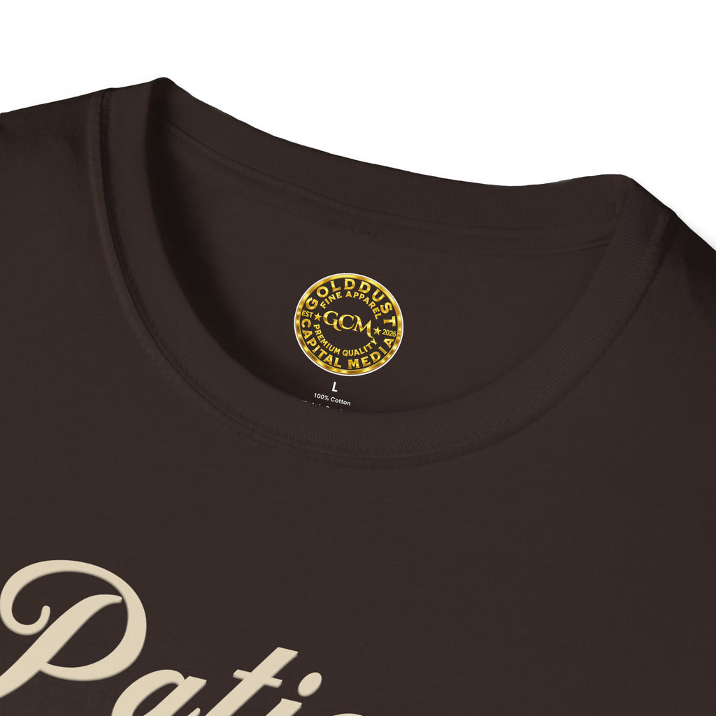 Calm Growth Mindset Tee | Patience Over Pressure | Minimalist Self Mastery Shirt for Peace, Discipline and Intentional Living | Motivational