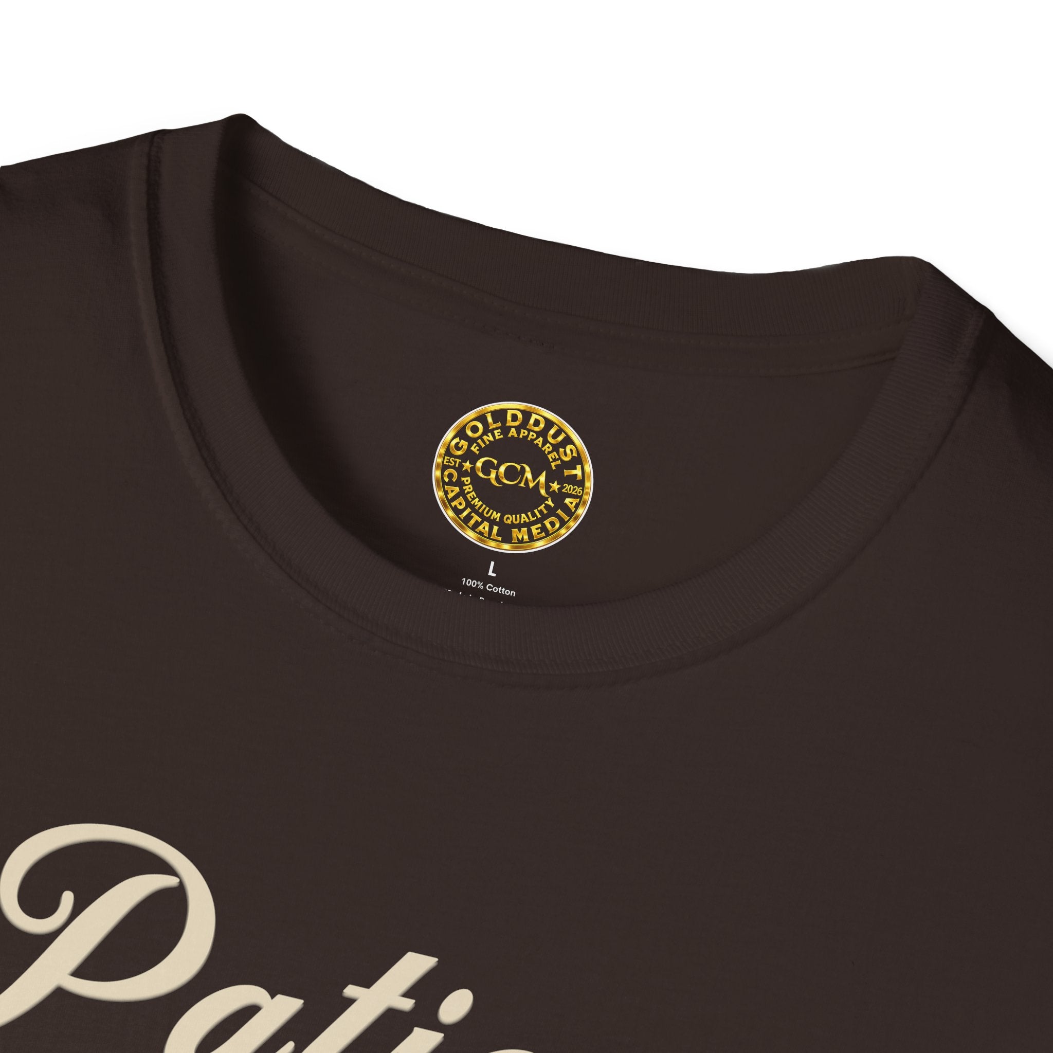 Calm Growth Mindset Tee | Patience Over Pressure | Minimalist Self Mastery Shirt for Peace, Discipline and Intentional Living | Motivational