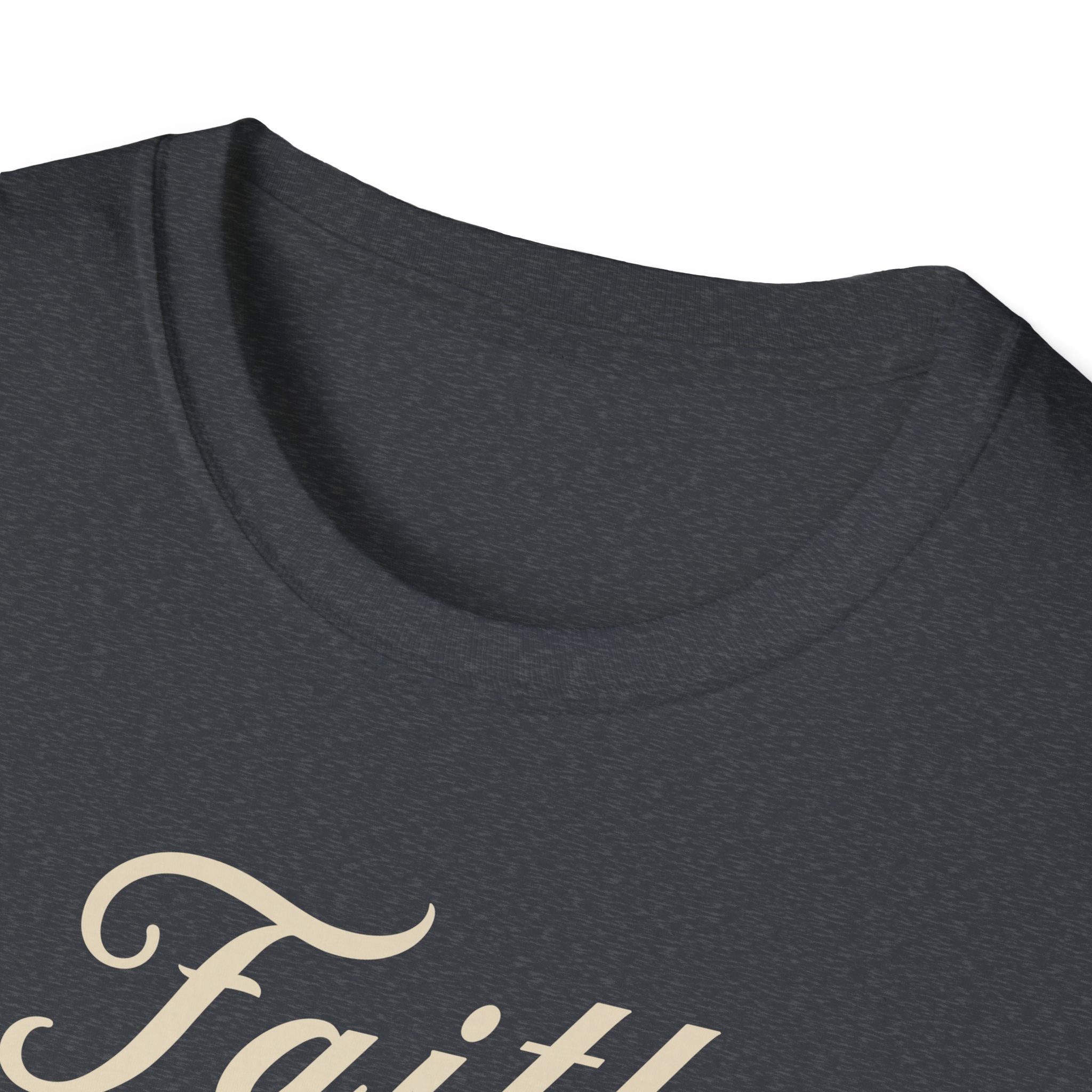 Faith Over Fear T-Shirt | Psalm 56:3-4 Christian Typography Tee