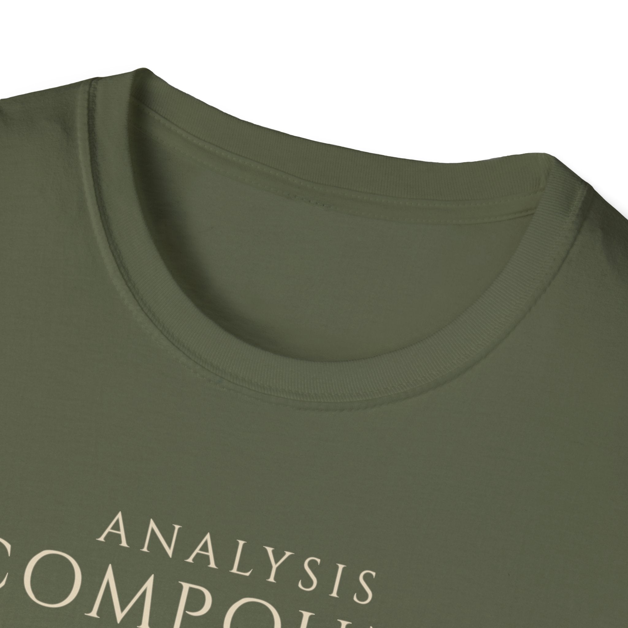 Analytics Professional Growth T Shirt | Analysis. Compound. Scale. | Minimalist Tee Data Analysts & Thinkers