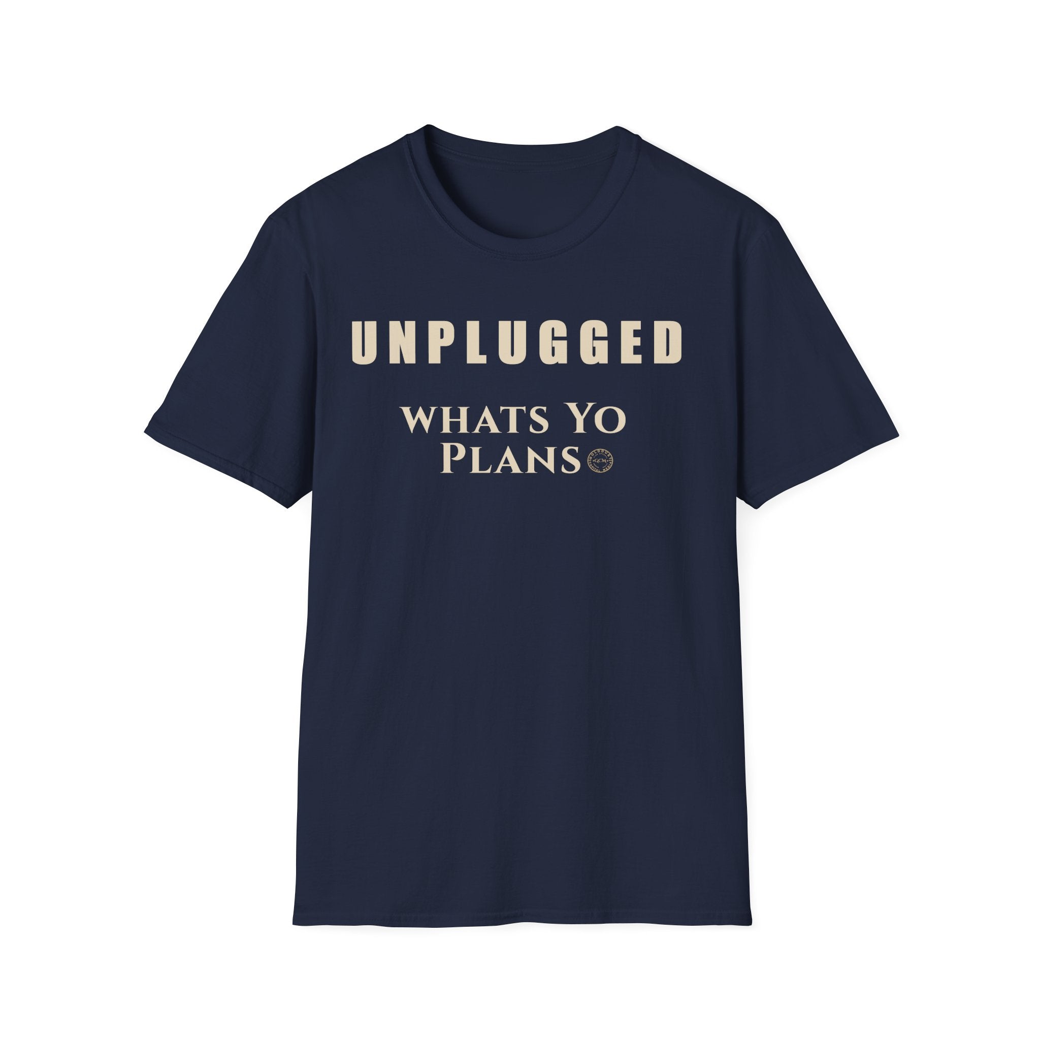 Peace Reset Tee | Unplugged What's Your Plans | Minimalist Life Event Shirt for Clarity, Rest, Intentional Living | Casual Graphic Tee