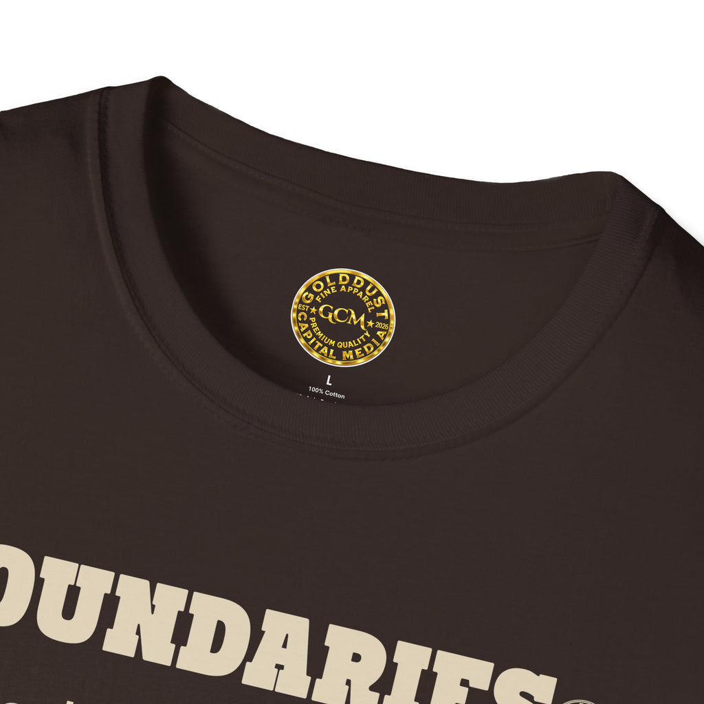 BOUNDARIES Habit | Minimalist Self Respect Tee | Emotional Wellness Clarity Apparel | Motivational Lifestyle Shirt | Locked In Collection