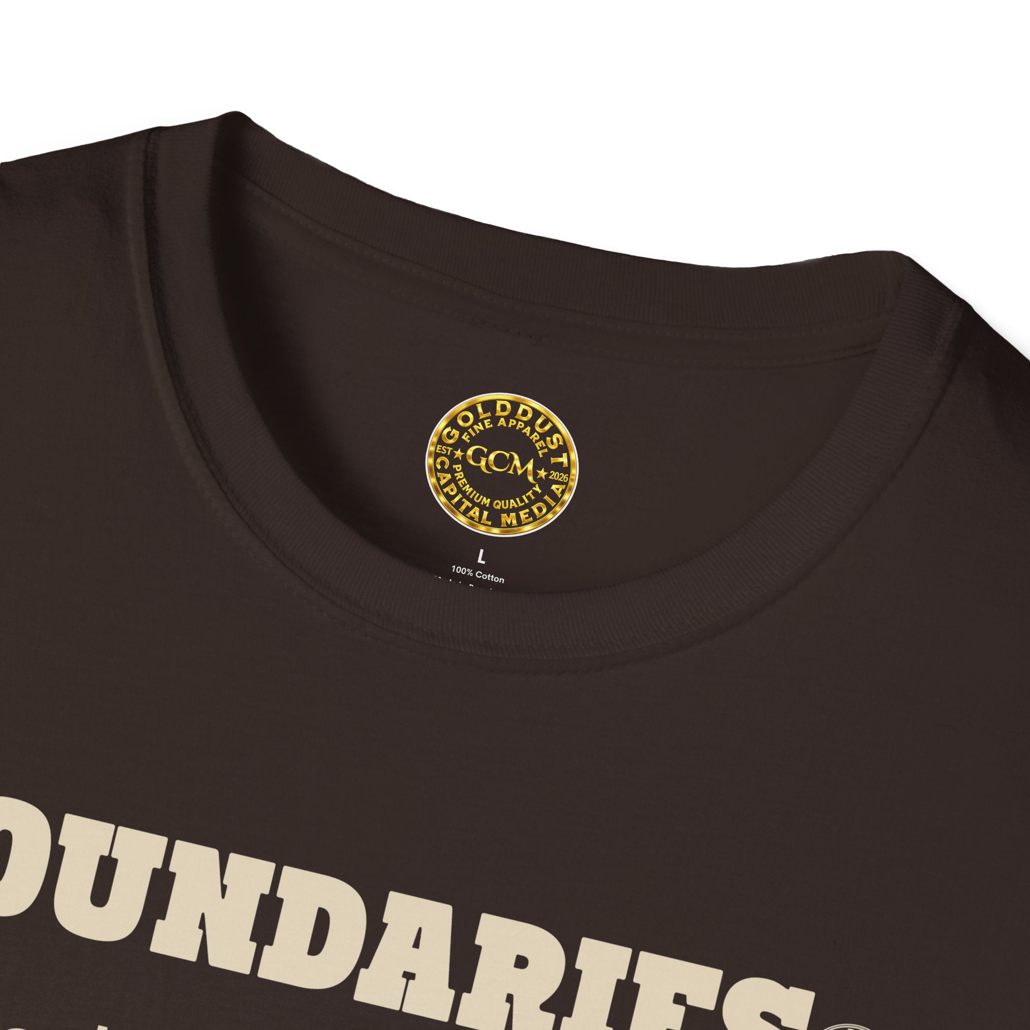BOUNDARIES Habit | Minimalist Self Respect Tee | Emotional Wellness Clarity Apparel | Motivational Lifestyle Shirt | Locked In Collection