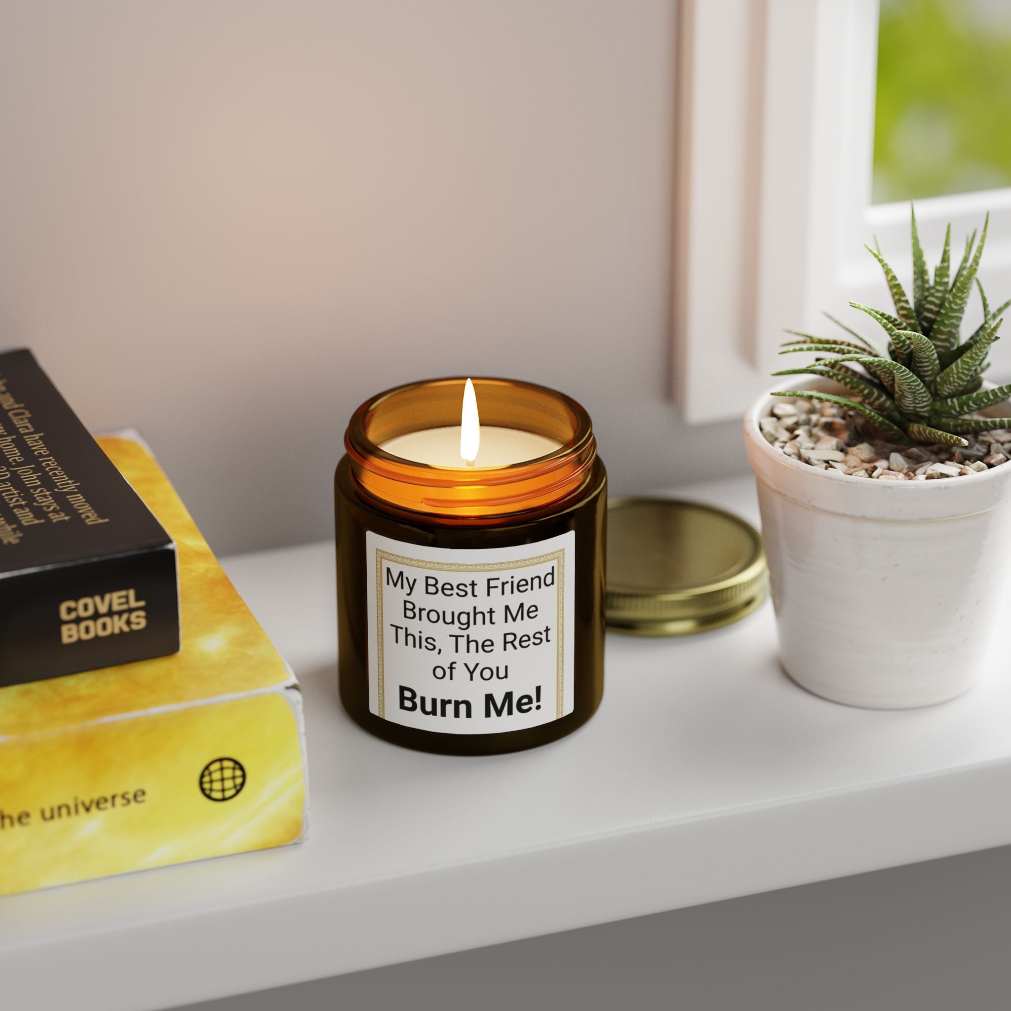 My Best Friend Brought Me This Burn Me! Candle | Peace & Serenity
