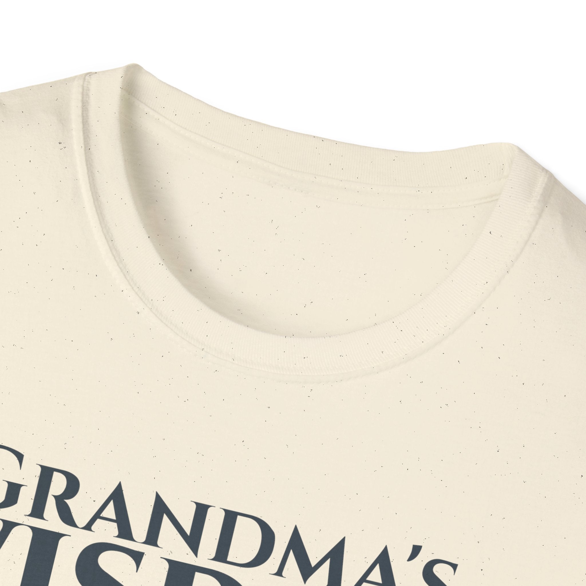 Wisdom of Grandma's Bible Verse T-Shirt - 2 Timothy 1:5 Christian Gift for Nana - Religious Faith Shirt Apparel - Legacy Scripture Tee