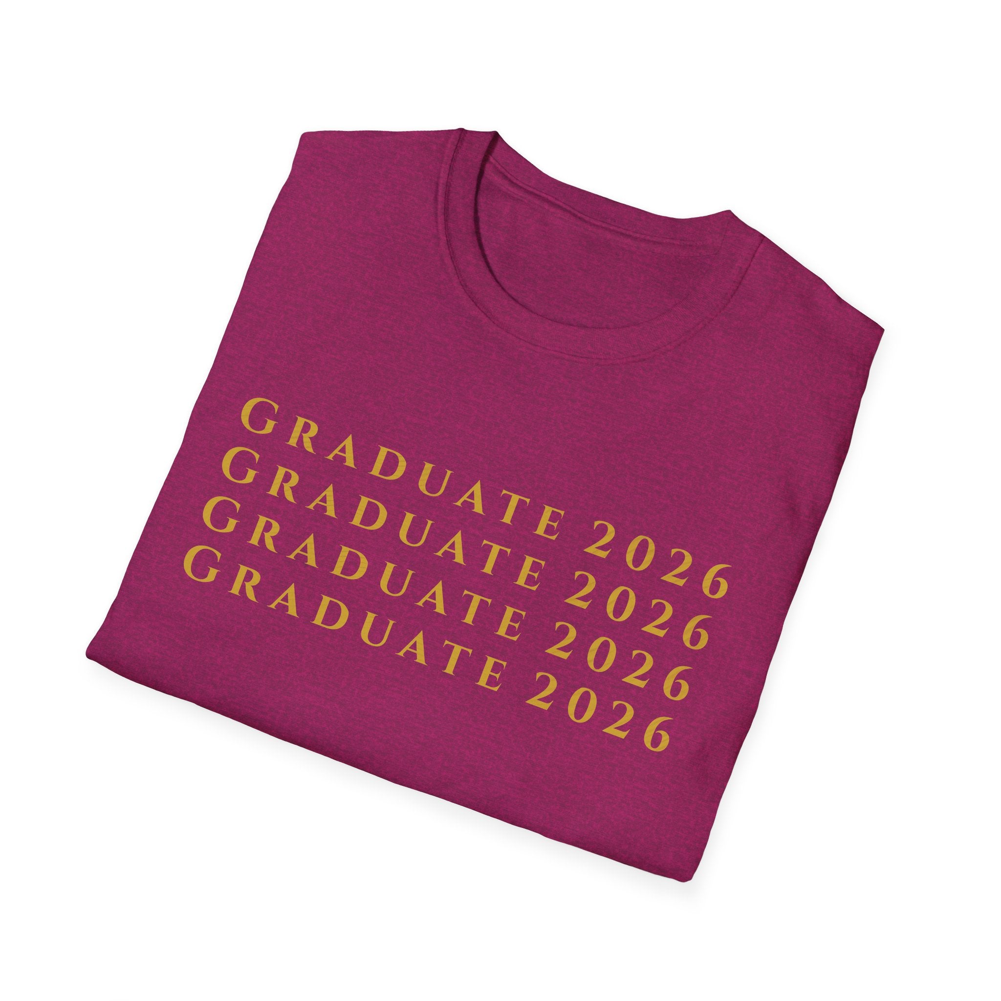 2026 Graduate Minimalist Text T-Shirt | Class of 2026 |  Gift