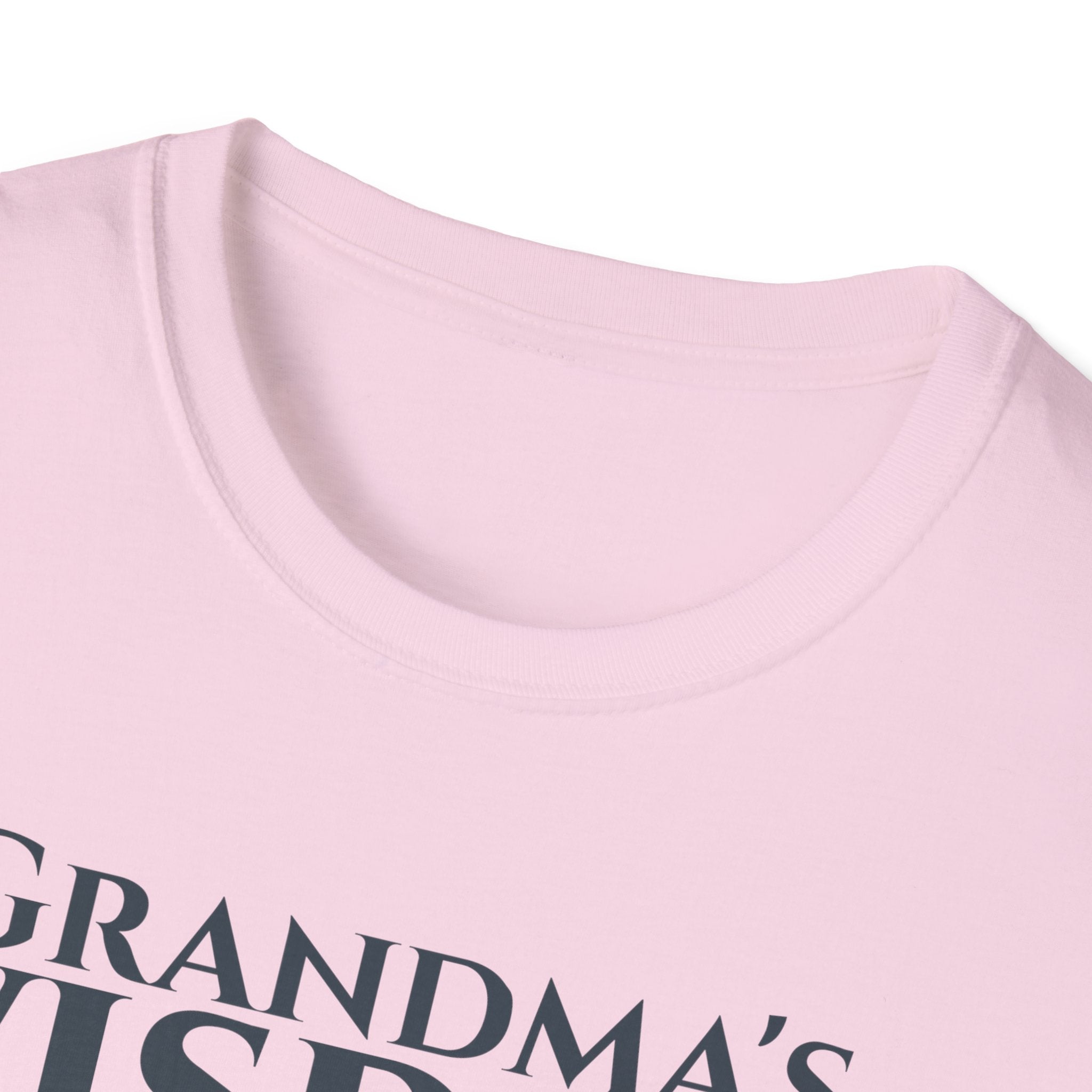 Wisdom of Grandma's Bible Verse T-Shirt - 2 Timothy 1:5 Christian Gift for Nana - Religious Faith Shirt Apparel - Legacy Scripture Tee