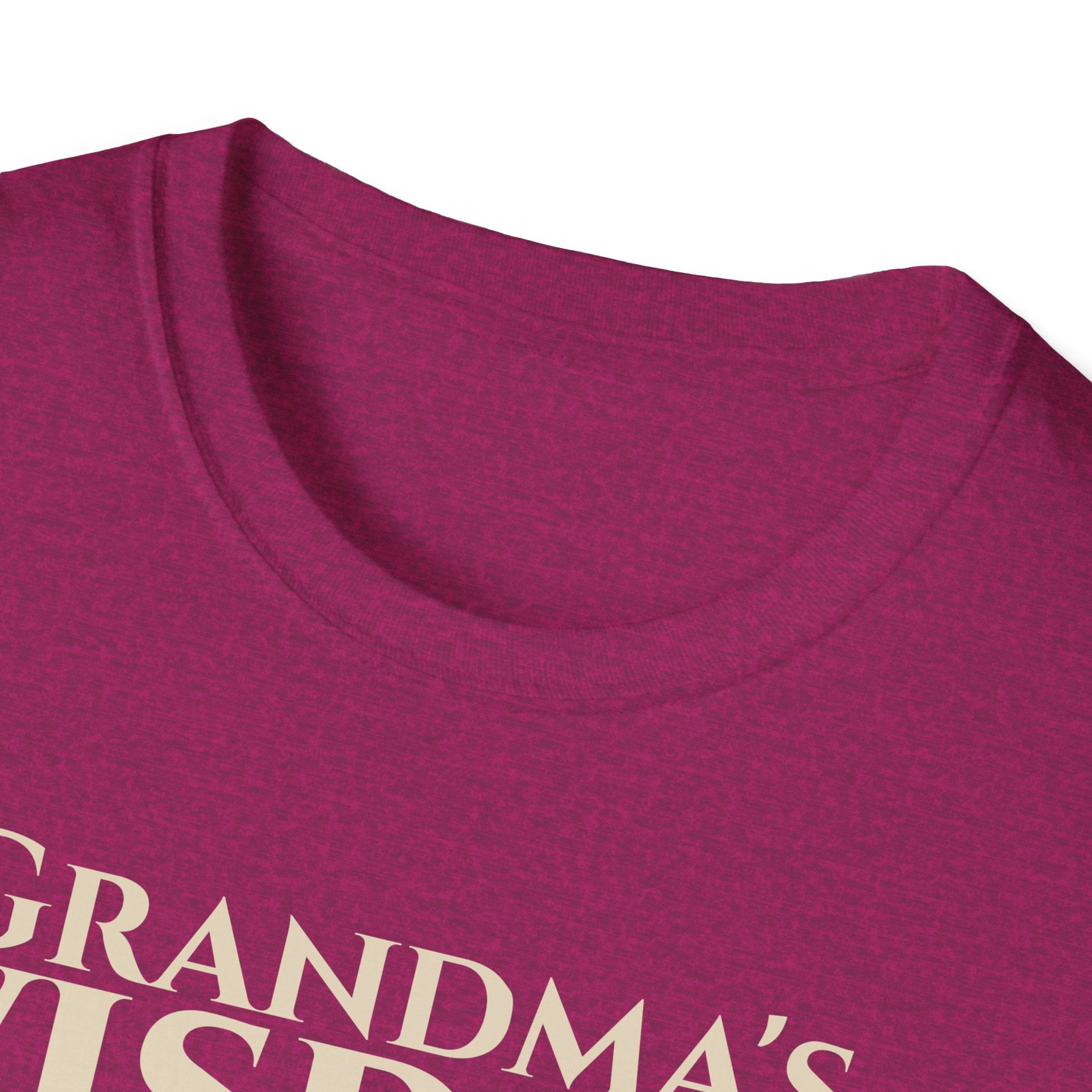 Wisdom of Grandma's Bible Verse T-Shirt - 2 Timothy 1:5 Christian Gift for Nana - Religious Faith Shirt Apparel - Legacy Scripture Tee